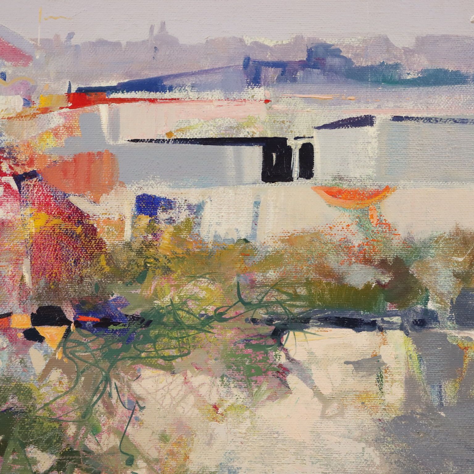 Contemporary Artwork Temistocle Scola Oil On Canvas XX Century photo vinterior