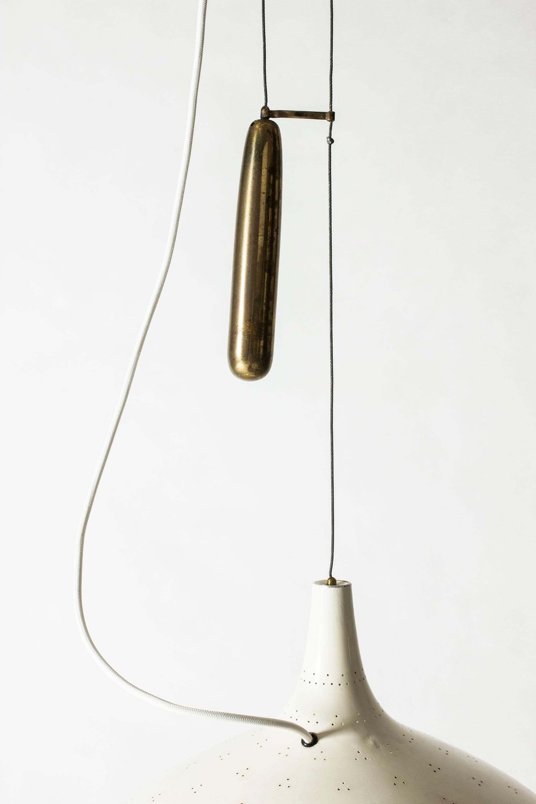 Mid-Century Modern Plafondlamp van Paavo Tynell, Finland, ca. jaren 1950 photo vinterior