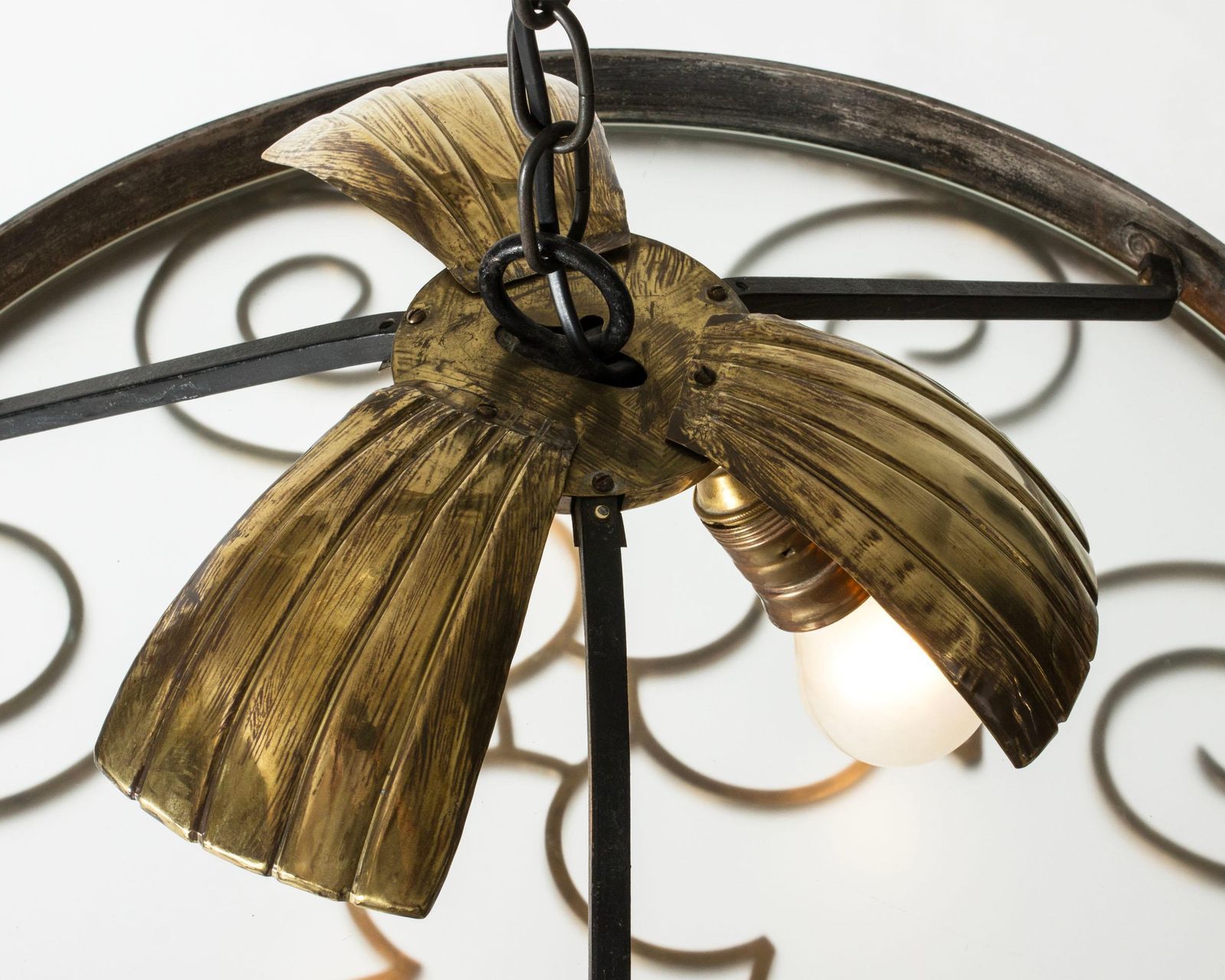 Swedish Grace Plafondlamp van Lars Holmström, Zweden, jaren 1930 photo buy