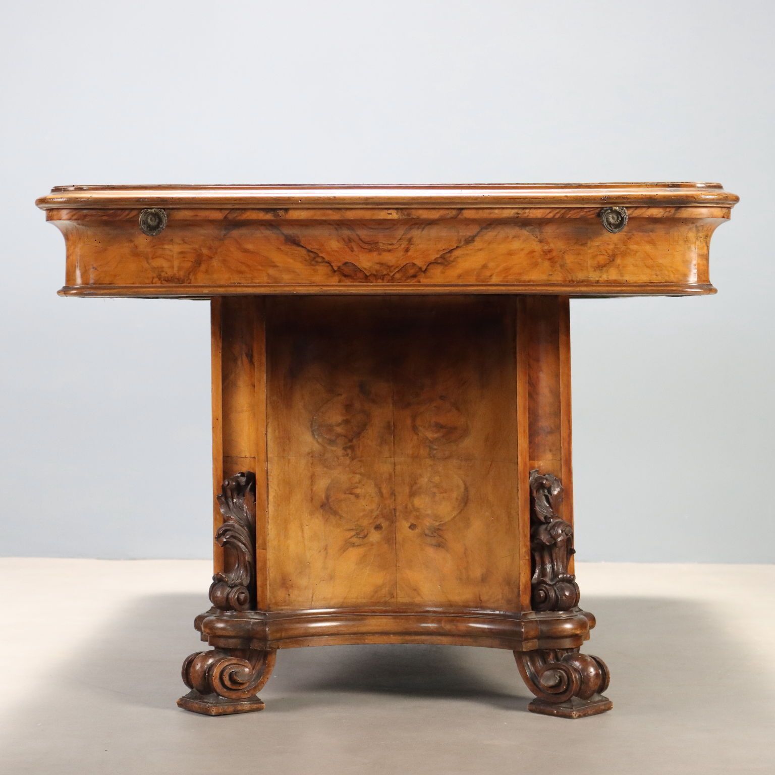 Art Deco Walnut And Walnut Burl Table photo for sale