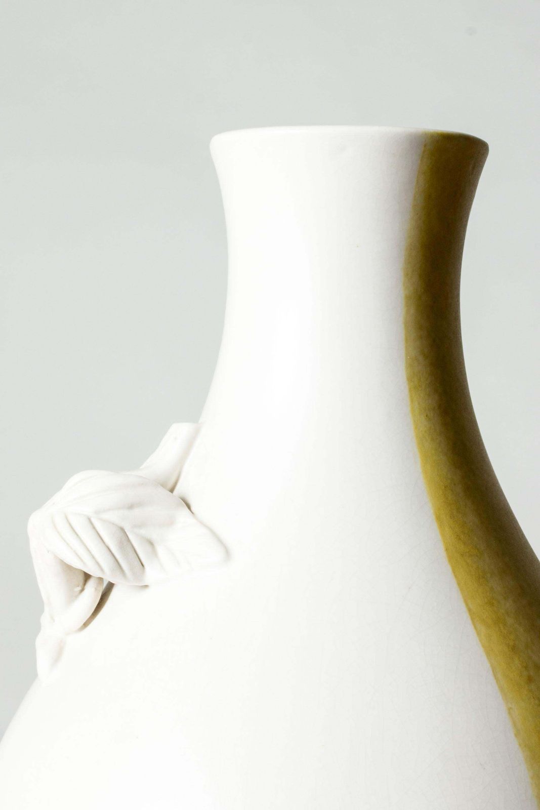 Unique "Surrea" Vase By Wilhelm Kåge, Gustavsberg, Sweden, 1940s photo vintage