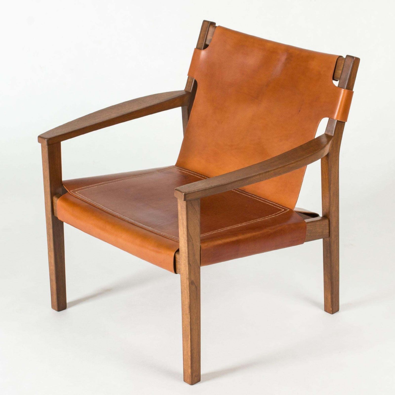 Scandinavian Vintage Lounge Chairs By Carl Axel Acking, Sweden, 1950s photo for sale