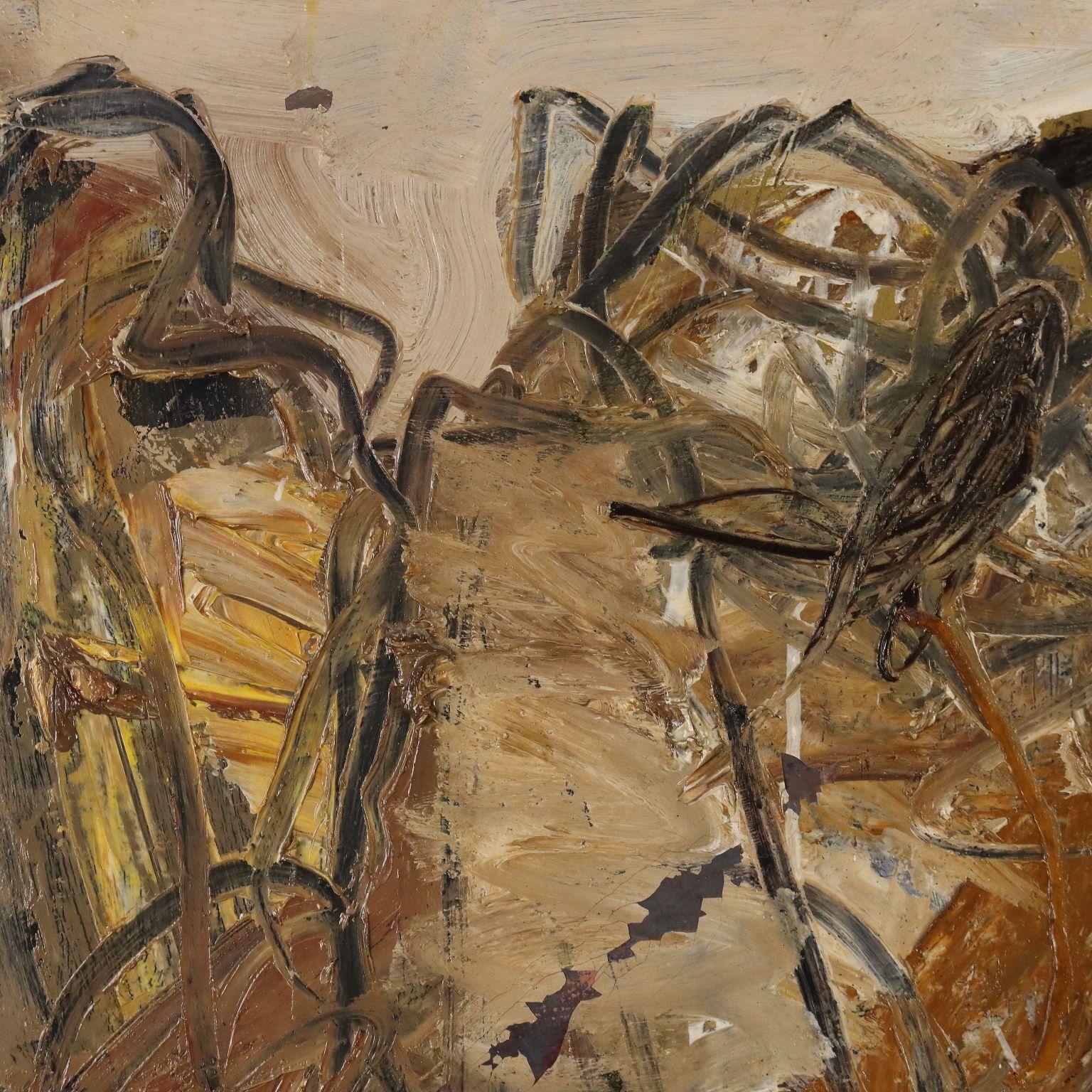 Peinture contemporaine signée Paolo Schiavocampo, Figures, Italie, 1960 photo Art