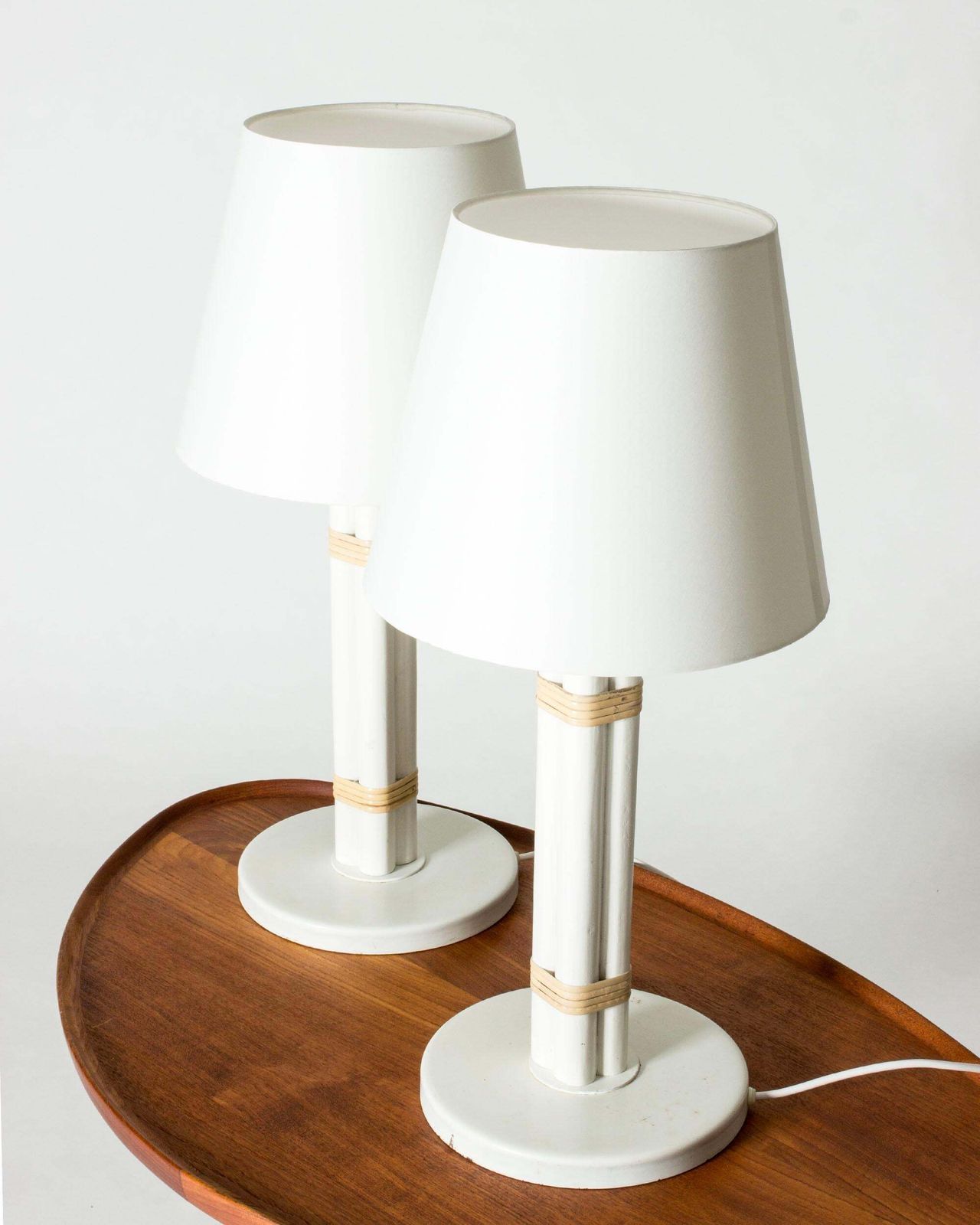 Lampes de table vintage mid-century de Bergboms, Suède, années 1960 photo for sale