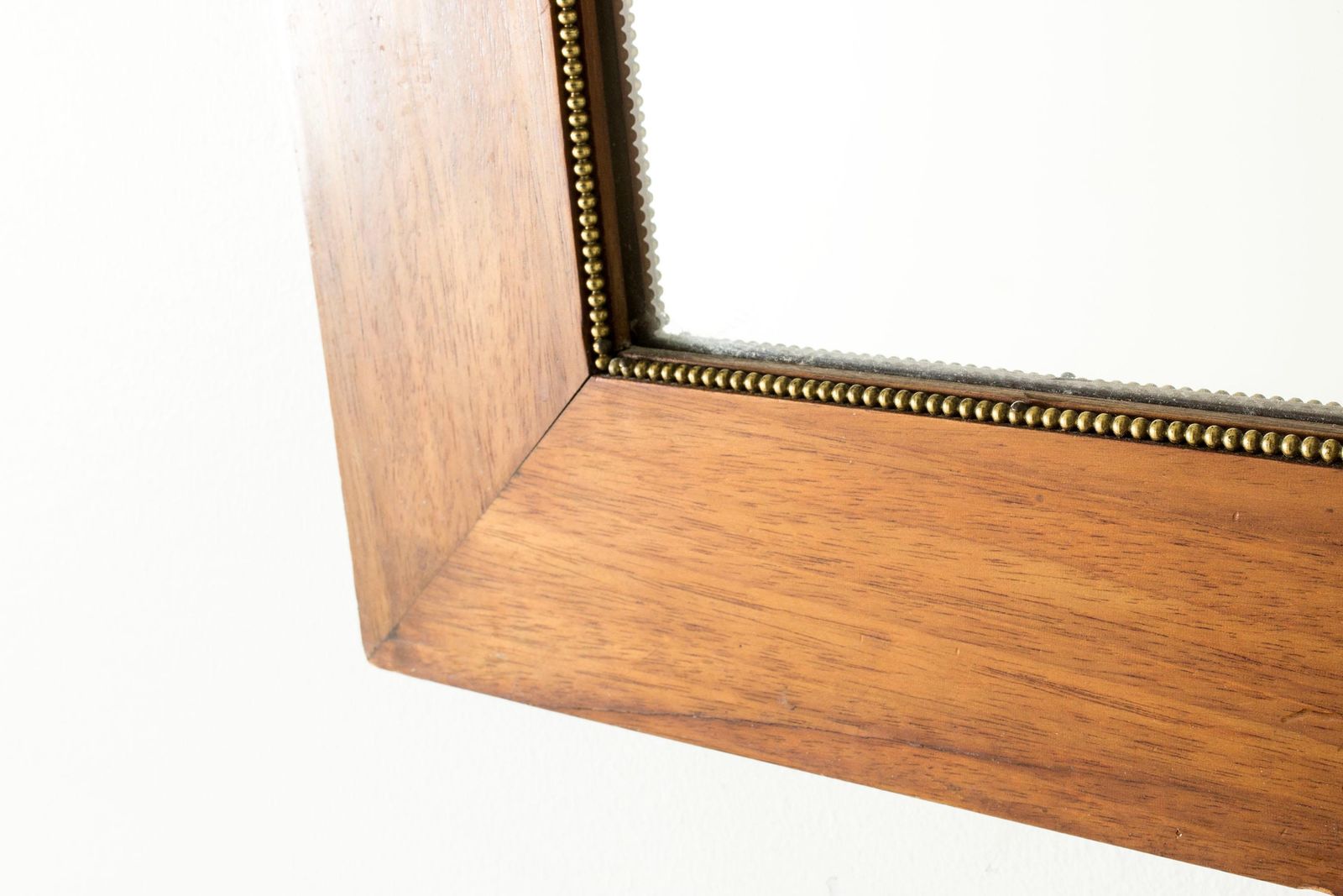 Miroir mural mid-century modern en bois, Suède, années 1950 photo Décoration