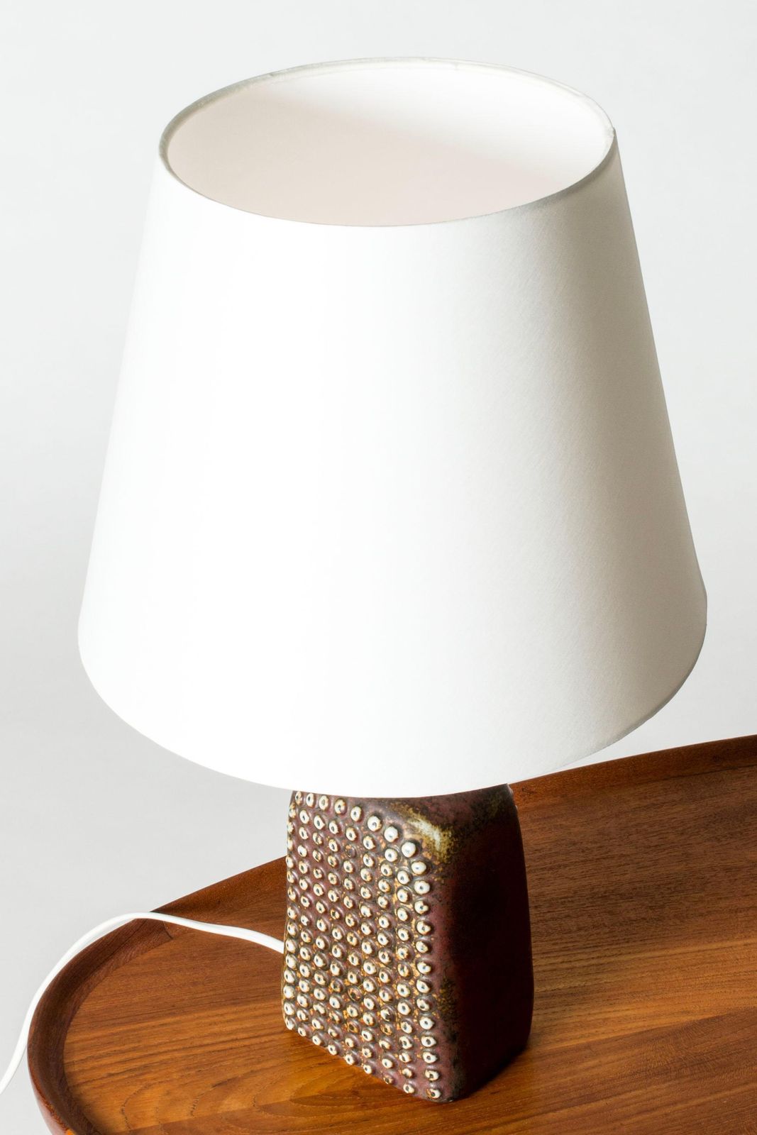 Modernist Mid Century Stoneware Table Lamp, Stig Lindberg, Gustavsberg, 1950s photo buy