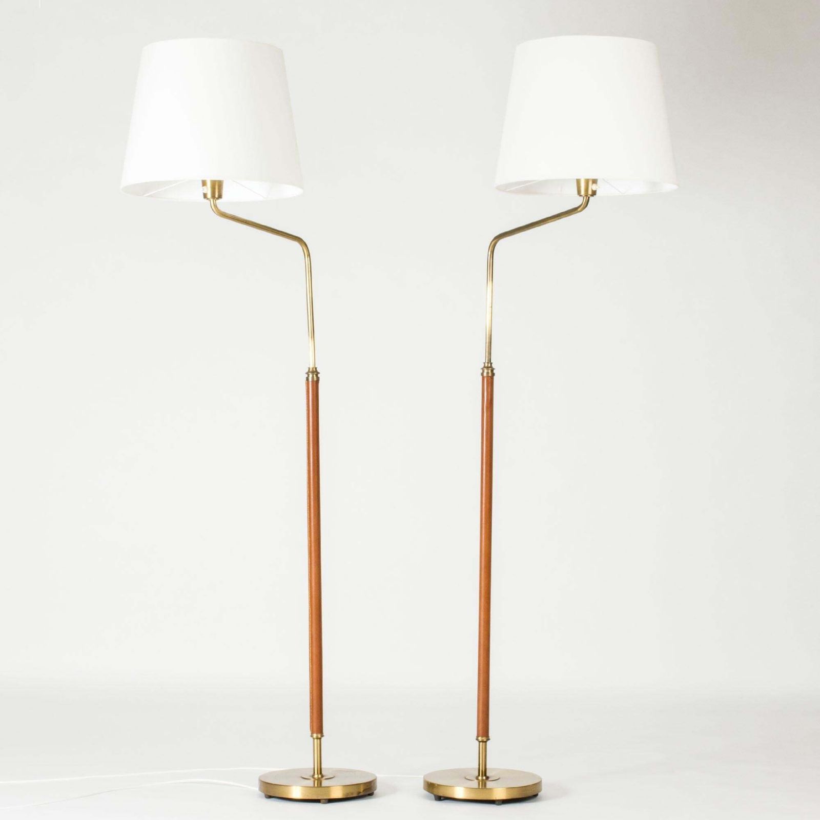 Lampadaires mid-century modern par Bertil Brisborg, NK, Suède, années 1940 photo buy