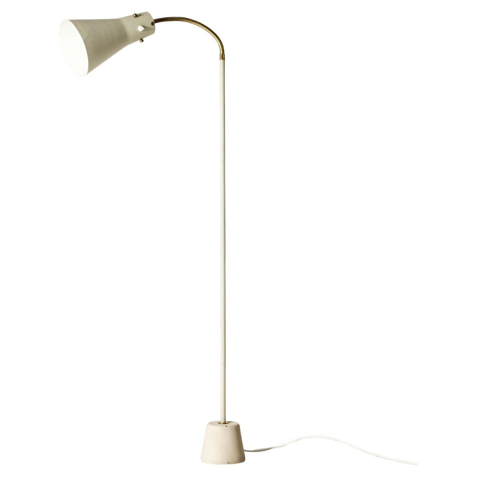 Modernistische vloerlamp, Lisa Johansson Pape, Asea, Zweden, ca. jaren 1950