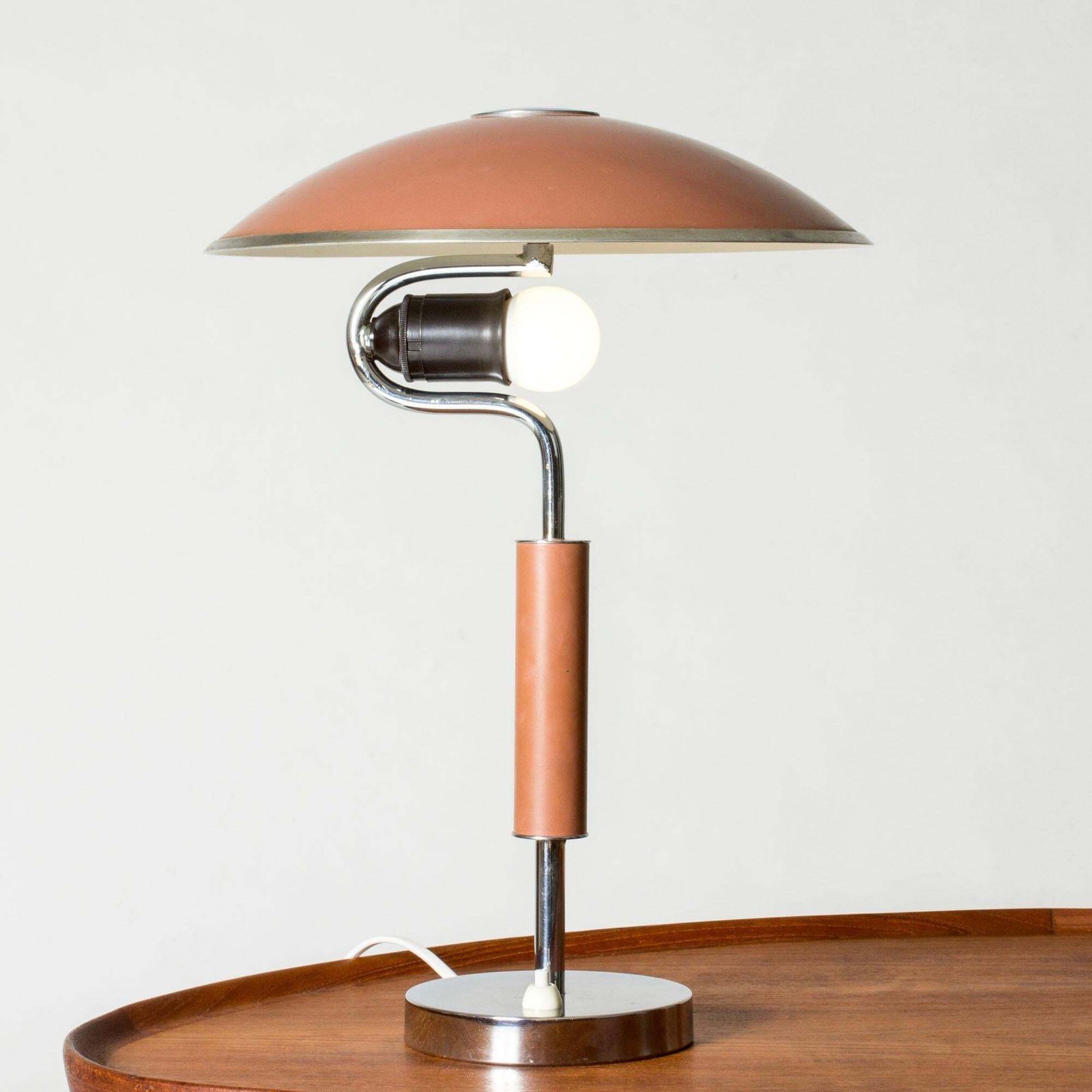 Scandinavian Modern Functionalist Table Lamp From Boréns, Sweden, 1930s photo 1244.0