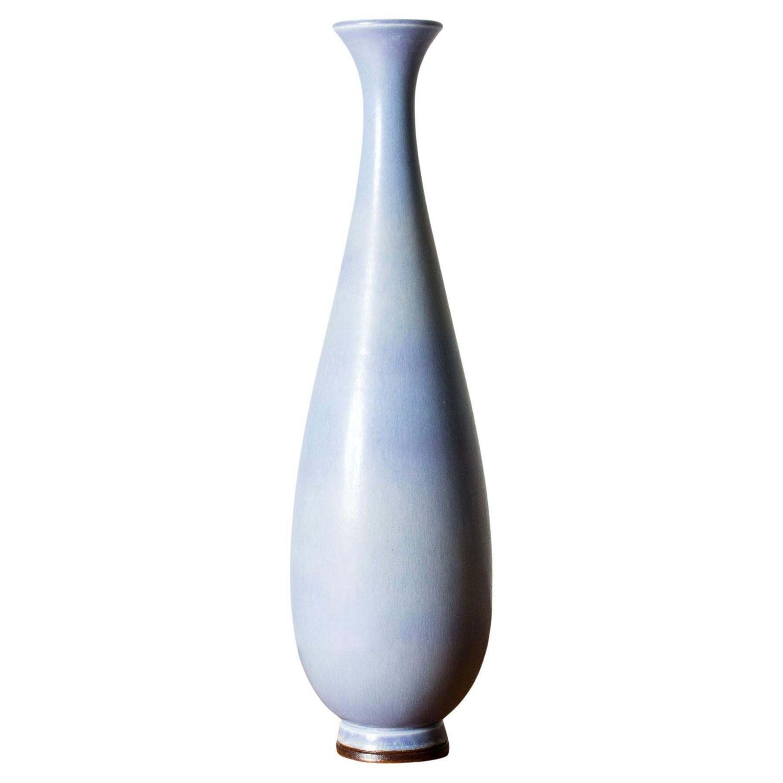 Midcentury Stoneware Vase By Berndt Friberg, Gustavsberg, Sweden, 1965