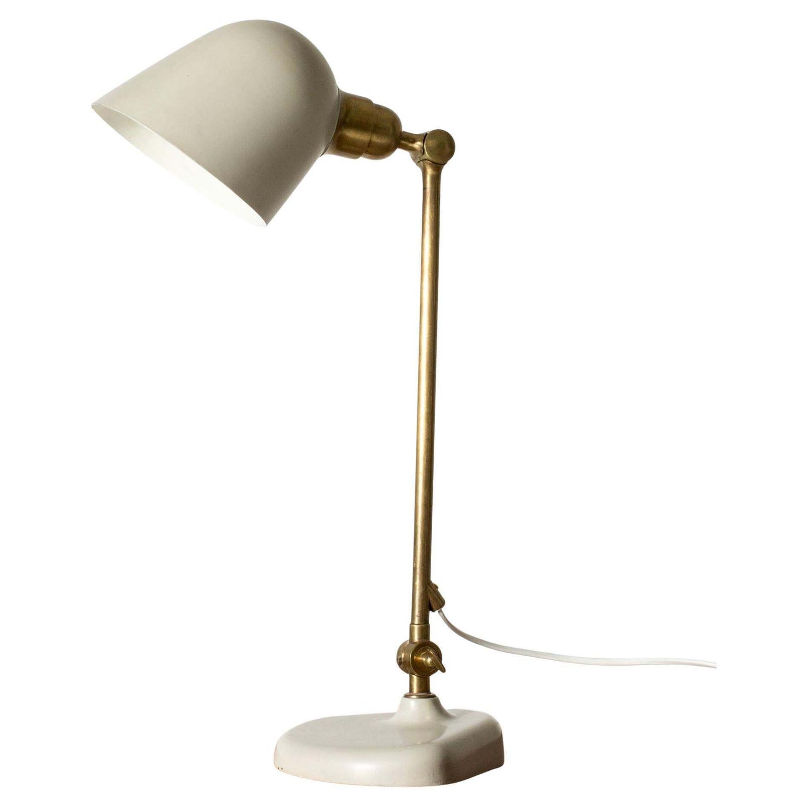 Modernistische tafellamp van Bertil Brisborg, Nk, Zweden, jaren 1940