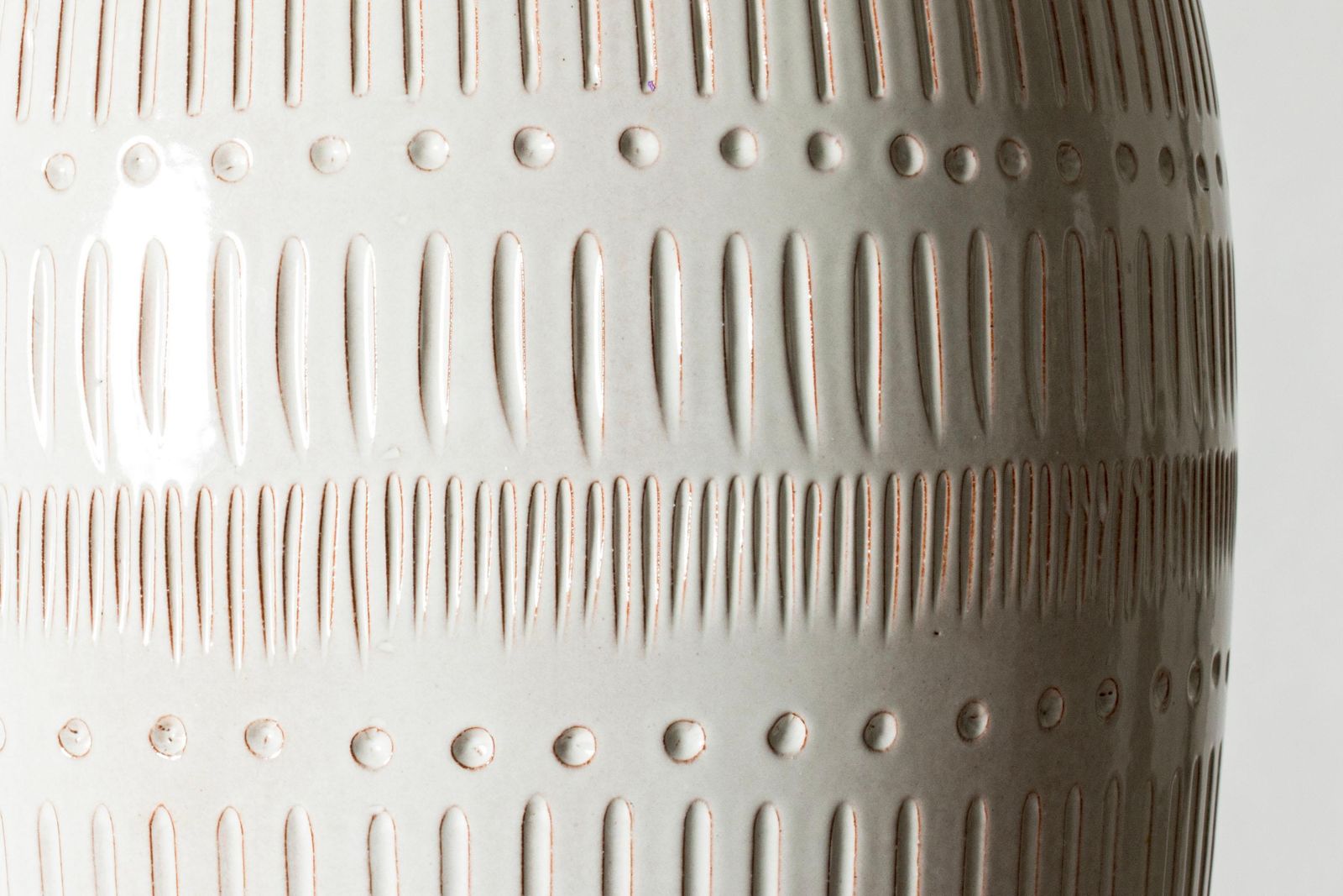 Vase en faïence mid-century par Anna Lisa Thomson, Uppsala Ekeby, Suède, années 1940 photo vinterior