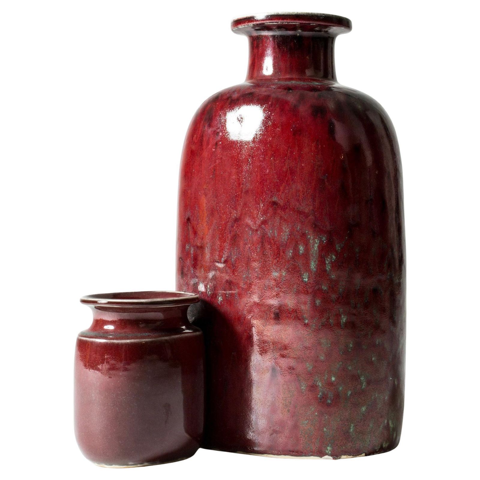 Unique Midcentury Floor Vase By Stig Lindberg, Gustavsberg, Sweden, 1960s