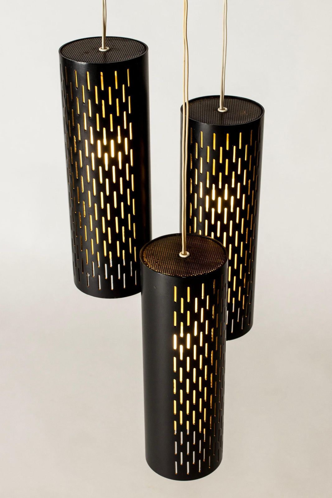 Modernistische hanglamp van Hans Bergström, Ateljé Lyktan, Zweden, jaren 1950 photo furniture