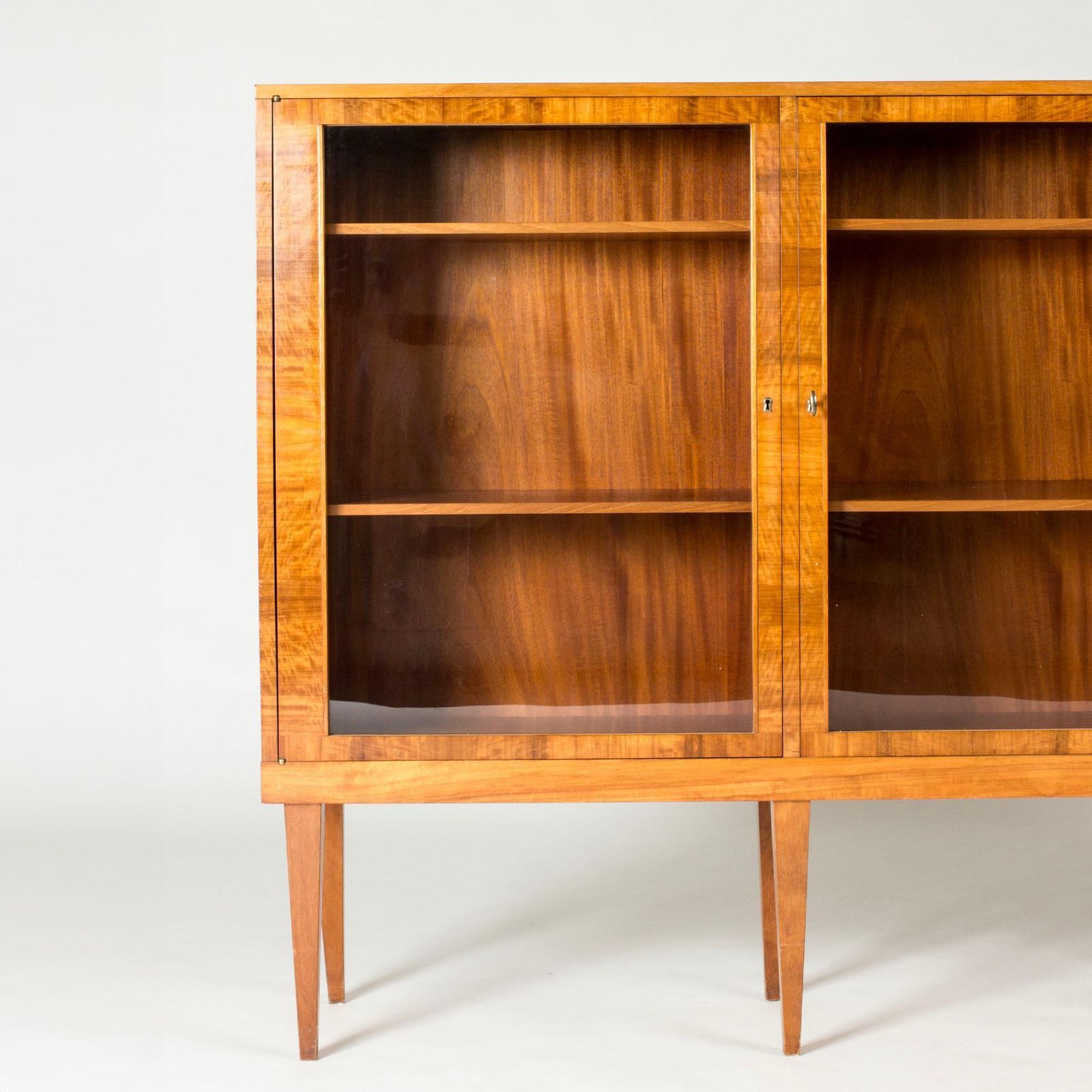 Swedish Grace Vitrine Bookcase, Carl Malmsten, Sweden, 1930s photo for sale