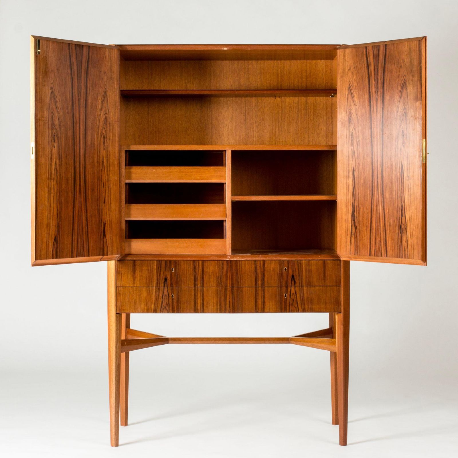 Swedish Midcentury Apprentice's Exam Cabinet By Carl Axel Acking, 1963 photo vintage