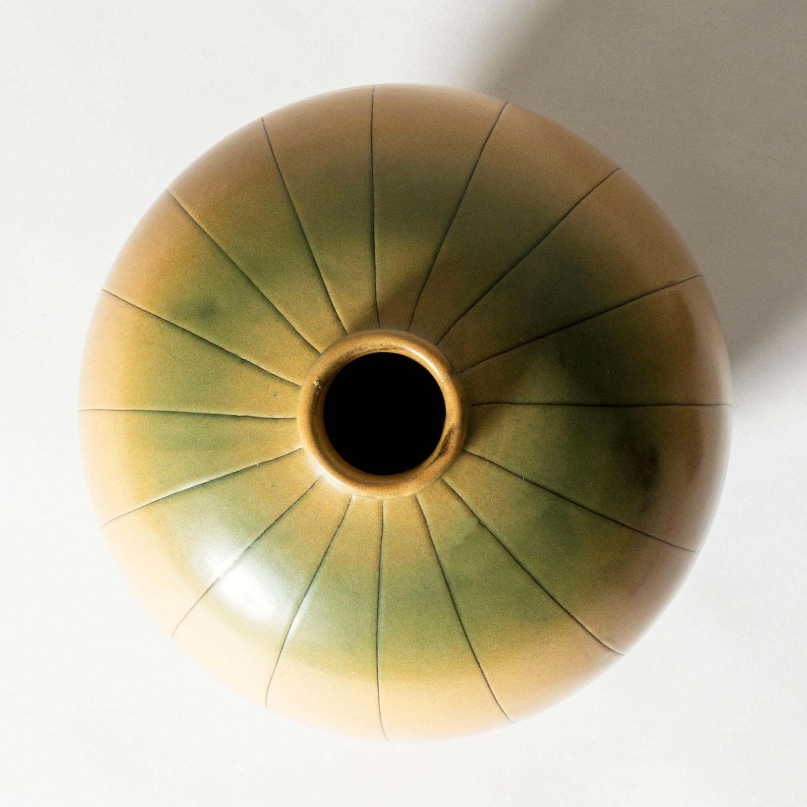 Midcentury Stoneware Vase By Anna Lisa Thomson, Uppsala Ekeby, Sweden, 1937 photo Home Decor