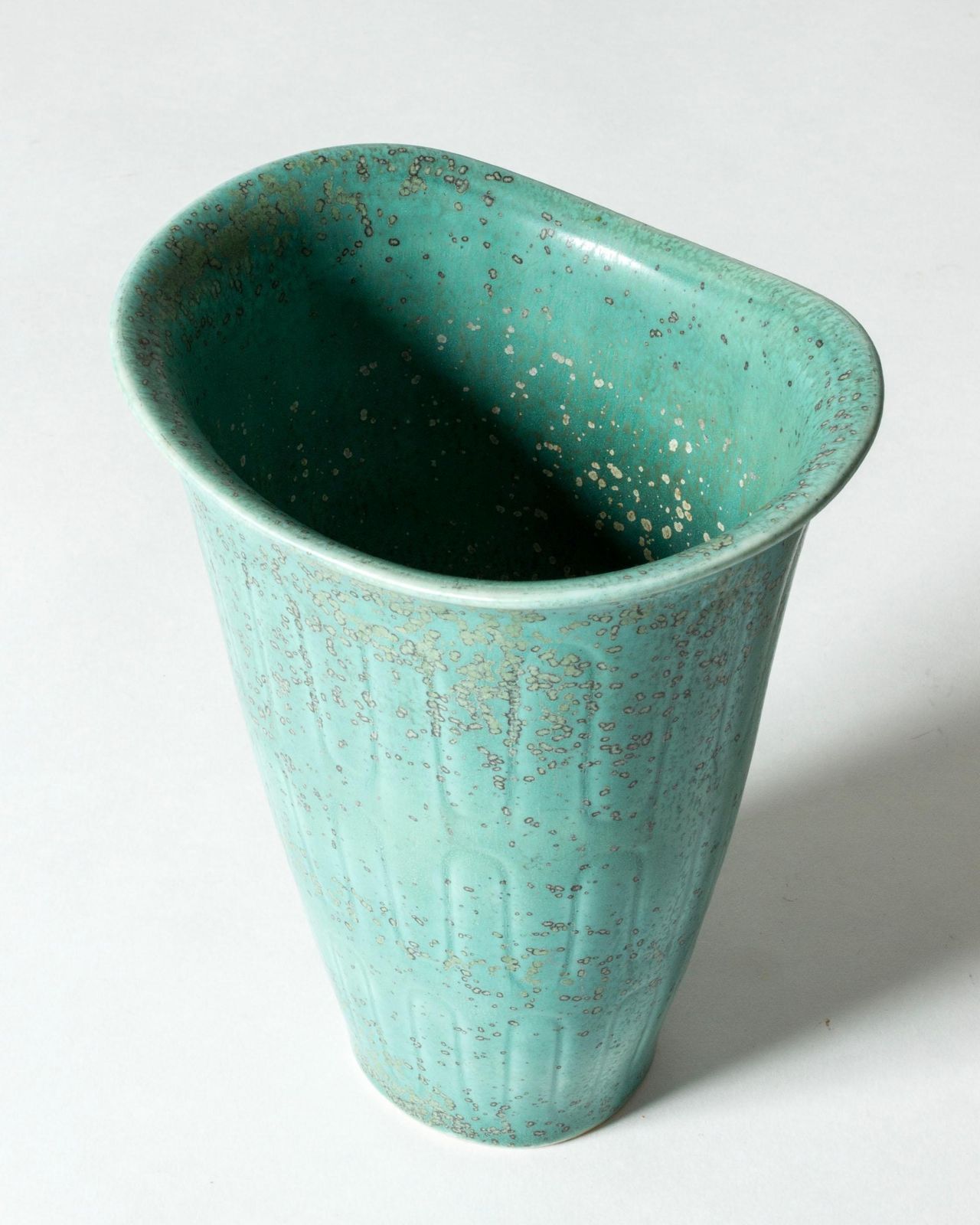 Midcentury Stoneware Vase By Gunnar Nylund For Rörstrand, Sweden, 1940s photo 1244.0