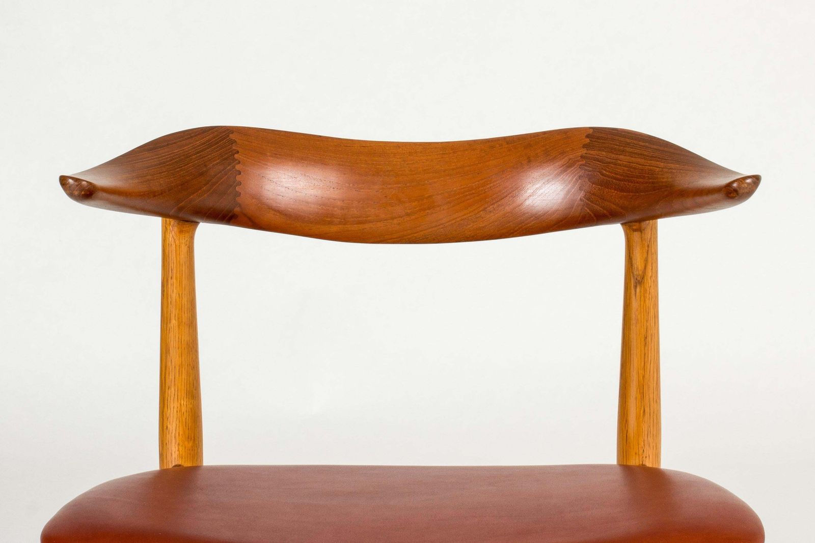 12 "Cowhorn" Dining Chairs By Knud Færch For Slagelse Møbelværk, Denmark, 1950s photo Furniture