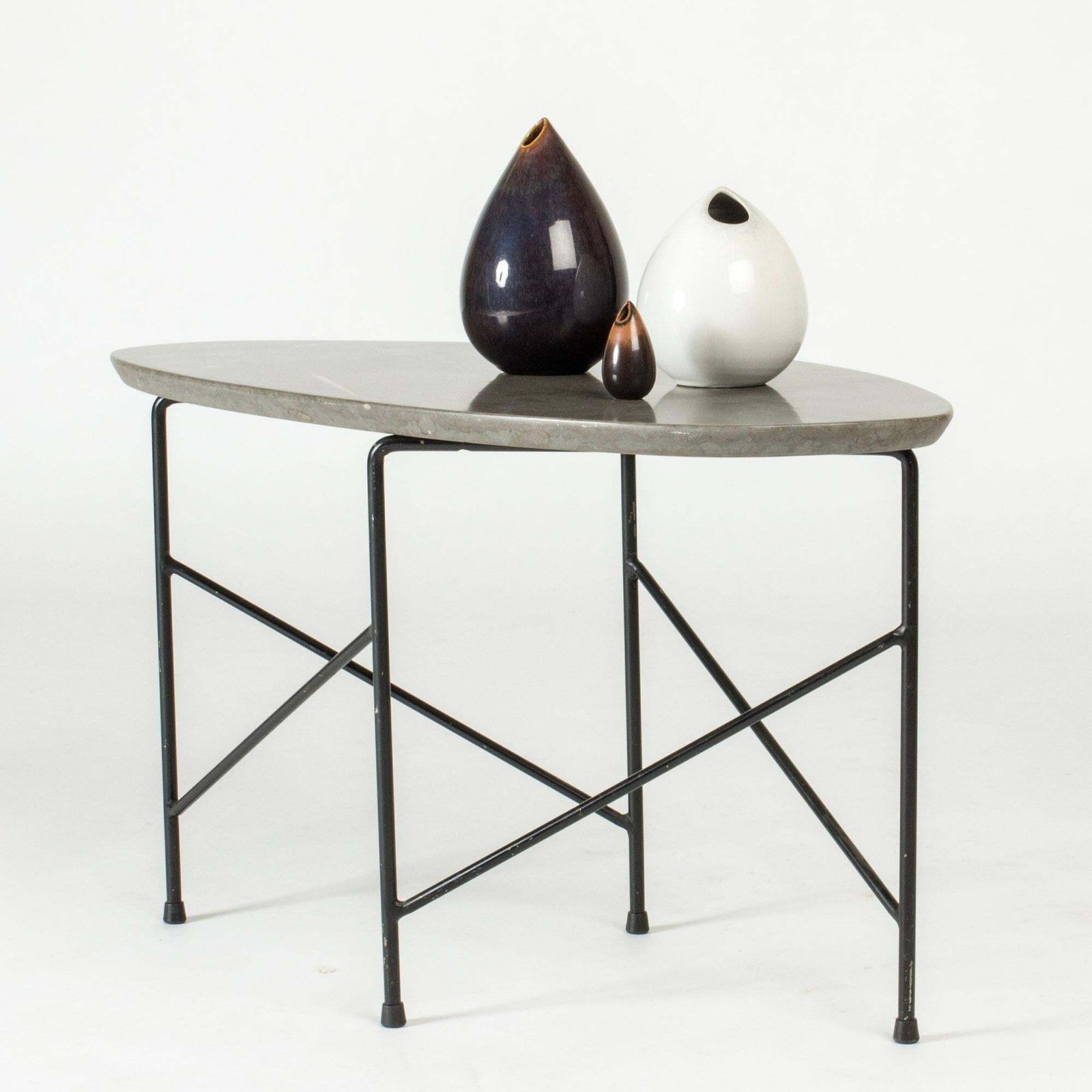 Vase en grès mid-century « Gnurgla » par Stig Lindberg, Gustavsberg, Suède, années 1950 photo buy