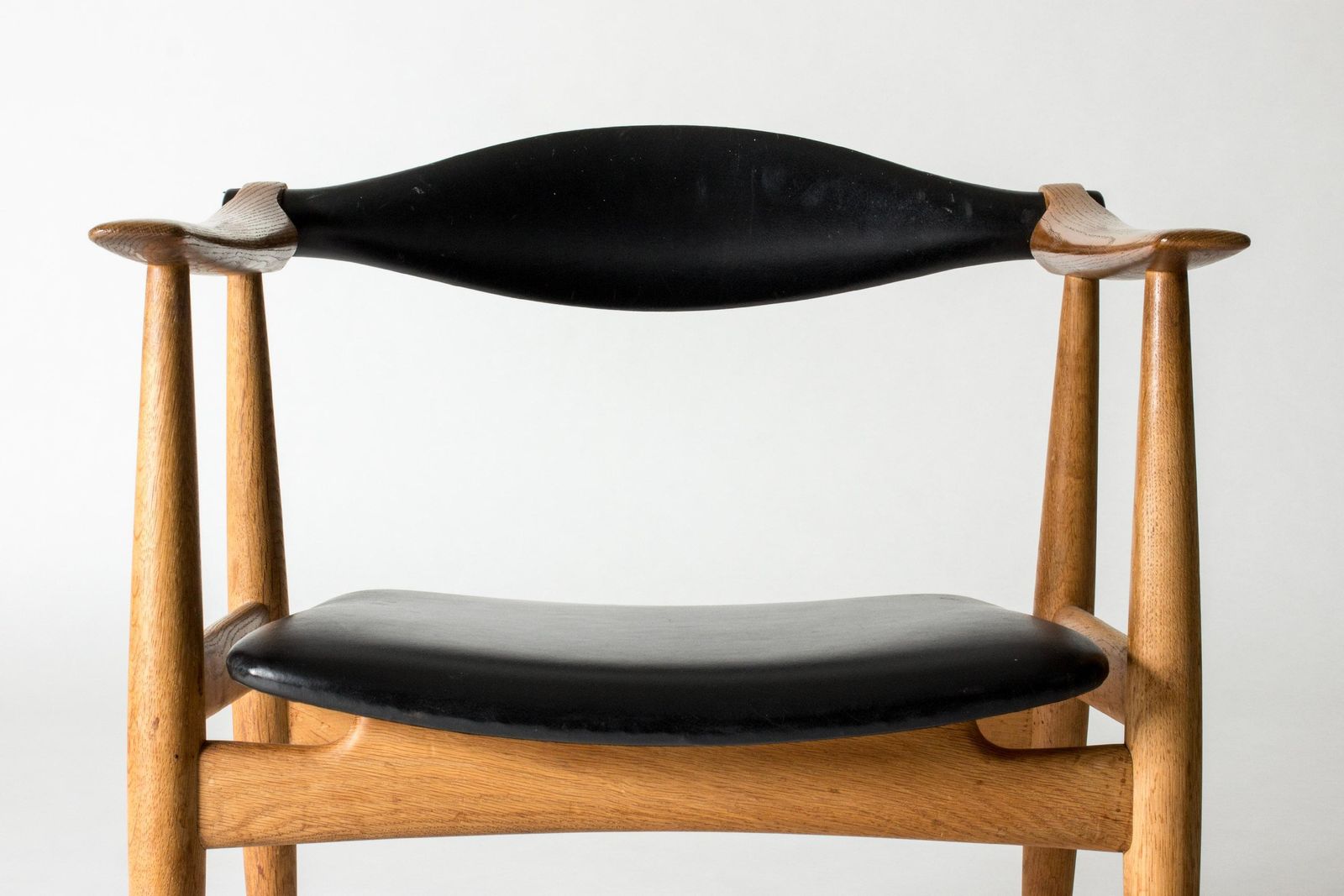 Midcentury "Yoke" Armchair By Hans J. Wegner, Denmark, 1960s photo for sale