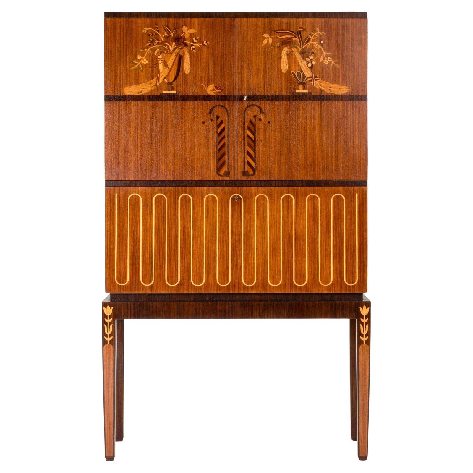 Midcentury Modern Unique Cabinet By Axel Einar Hjorth, Sweden, 1930s