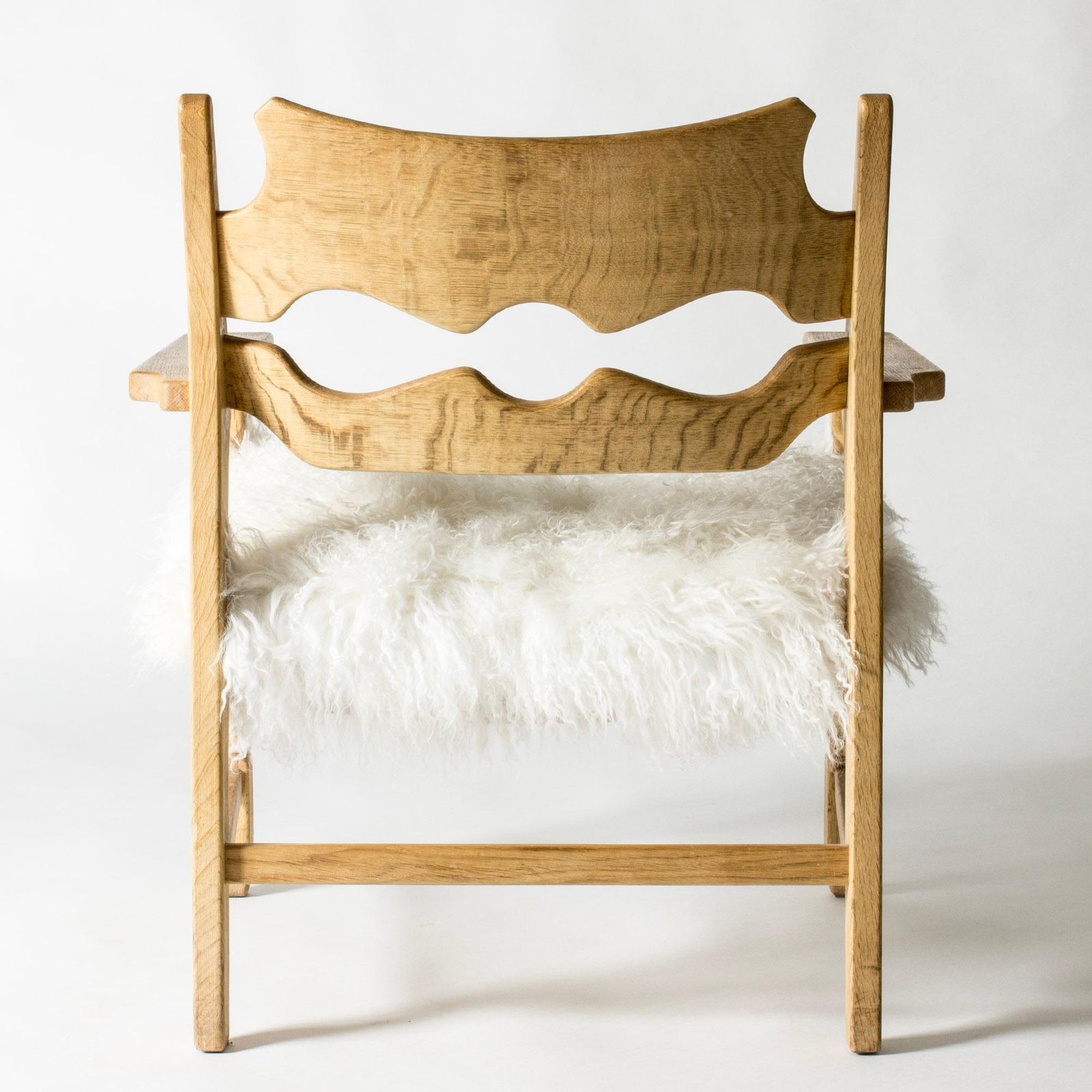 Fauteuil de salon mid-century modern en chêne par Henning Kjærnulf, Danemark, années 1960 photo 3835.0