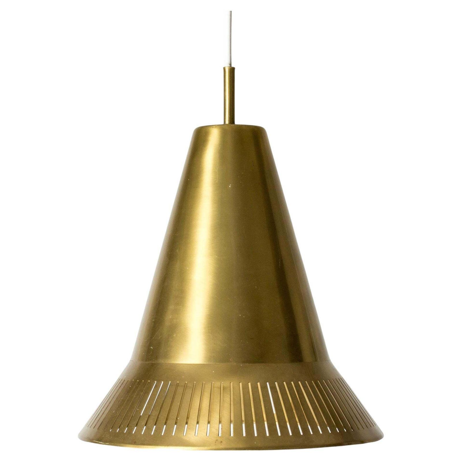 Mid-century Scandinavian hanglamp van Hans Bergström, Zweden, jaren 1950