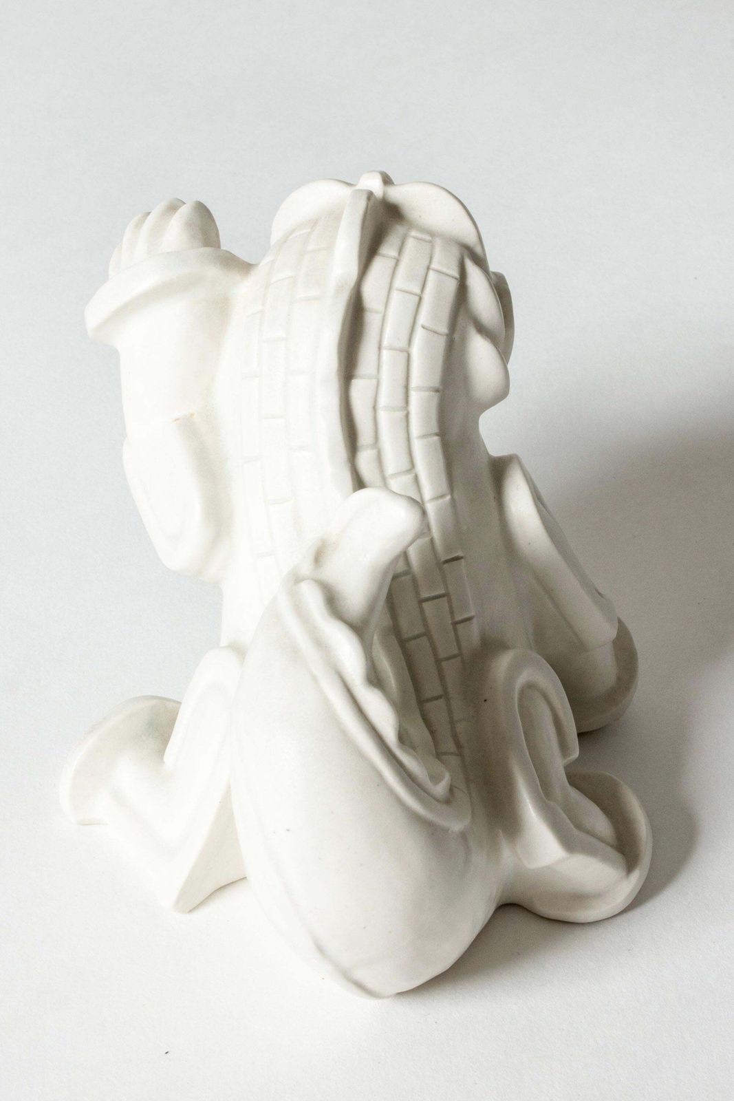 Figurine « Dragon Puppy » en grès par Wilhelm Kåge, Gustavsberg, Suède, années 1940 photo for sale