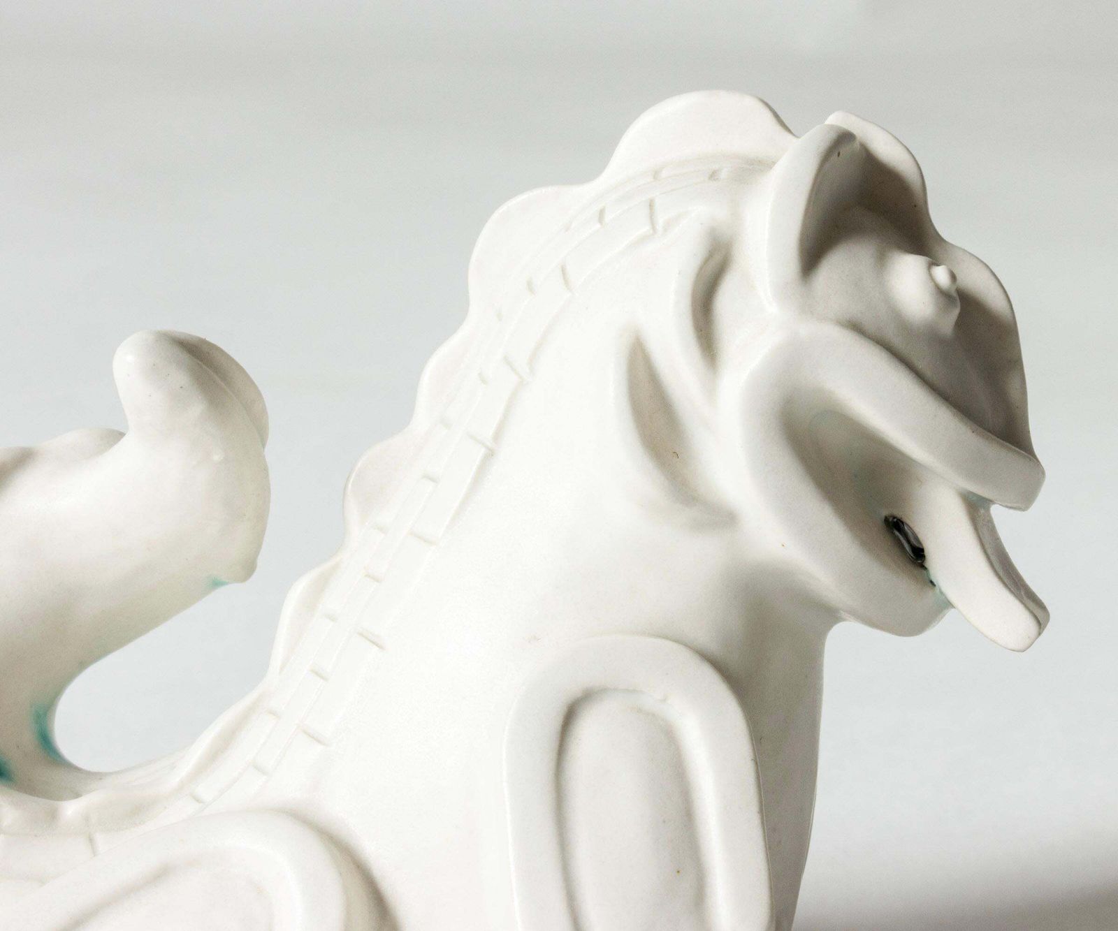 Stoneware "Dragon Puppy" Figurine By Wilhelm Kåge, Gustavsberg, Sweden, 1940s photo 2707.0