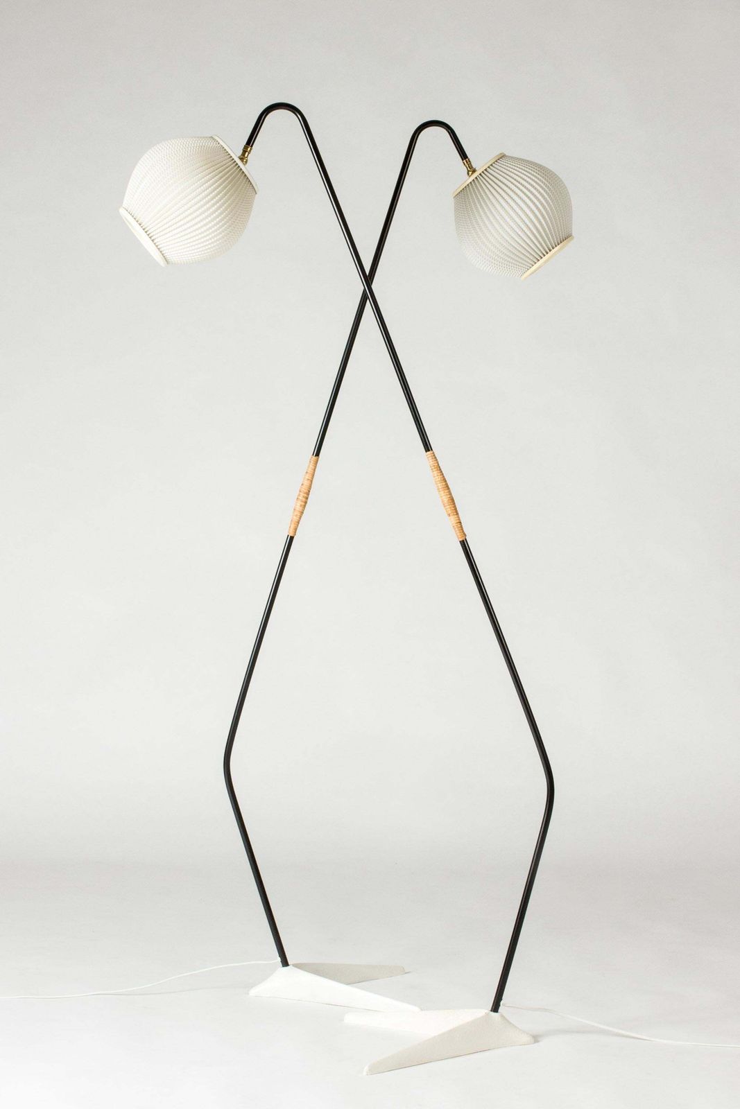 Paar Modernistische Vloerlampen van Svend Aage Holm Sørensen, Denemarken, jaren 1950 photo for sale