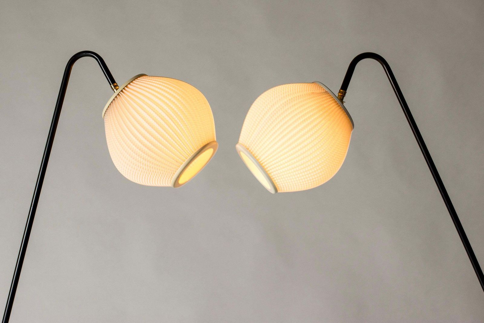 photo furniture Paar Modernistische Vloerlampen van Svend Aage Holm Sørensen, Denemarken, jaren 1950