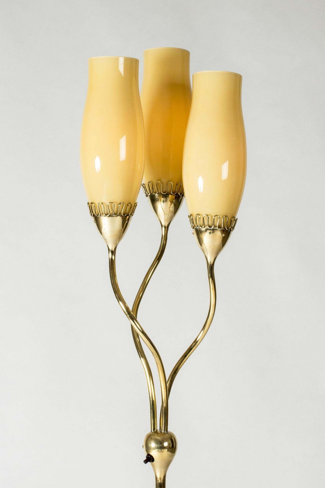 Midcentury Modern Brass Floor Lamp By Mauri Almari, Idman, Finland, 1950s photo furniture