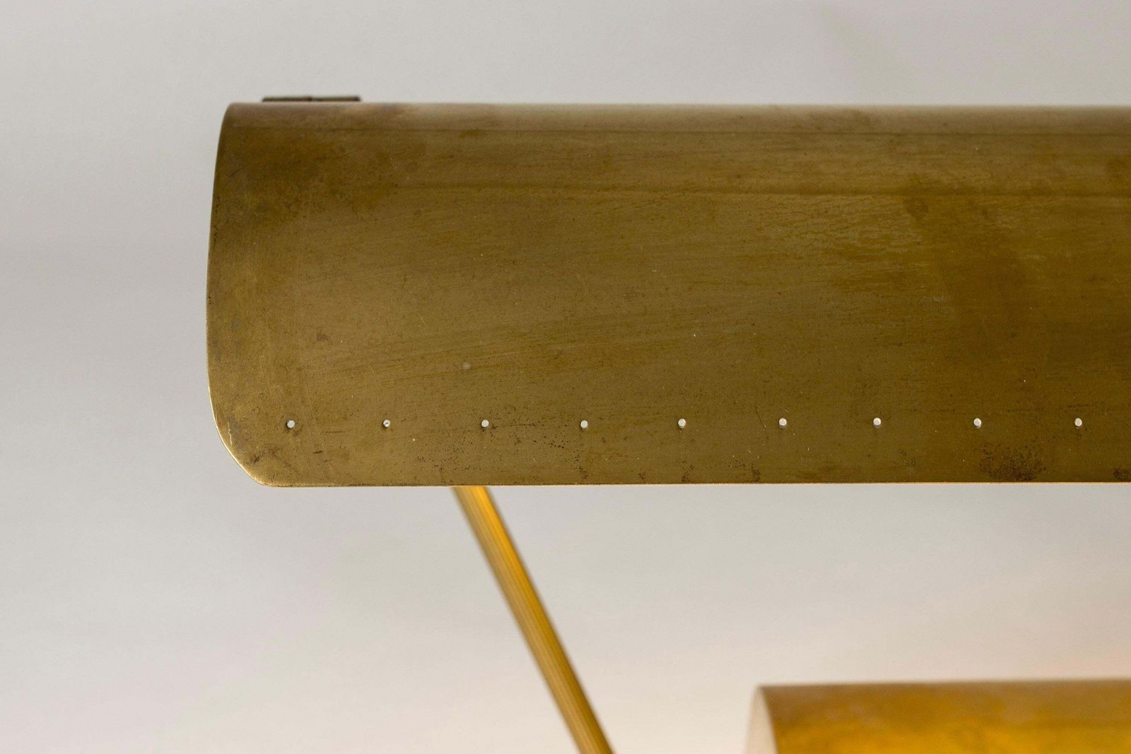 Lampe de bureau mid-century en laiton, Philips, Pays-Bas, années 1940 photo for sale