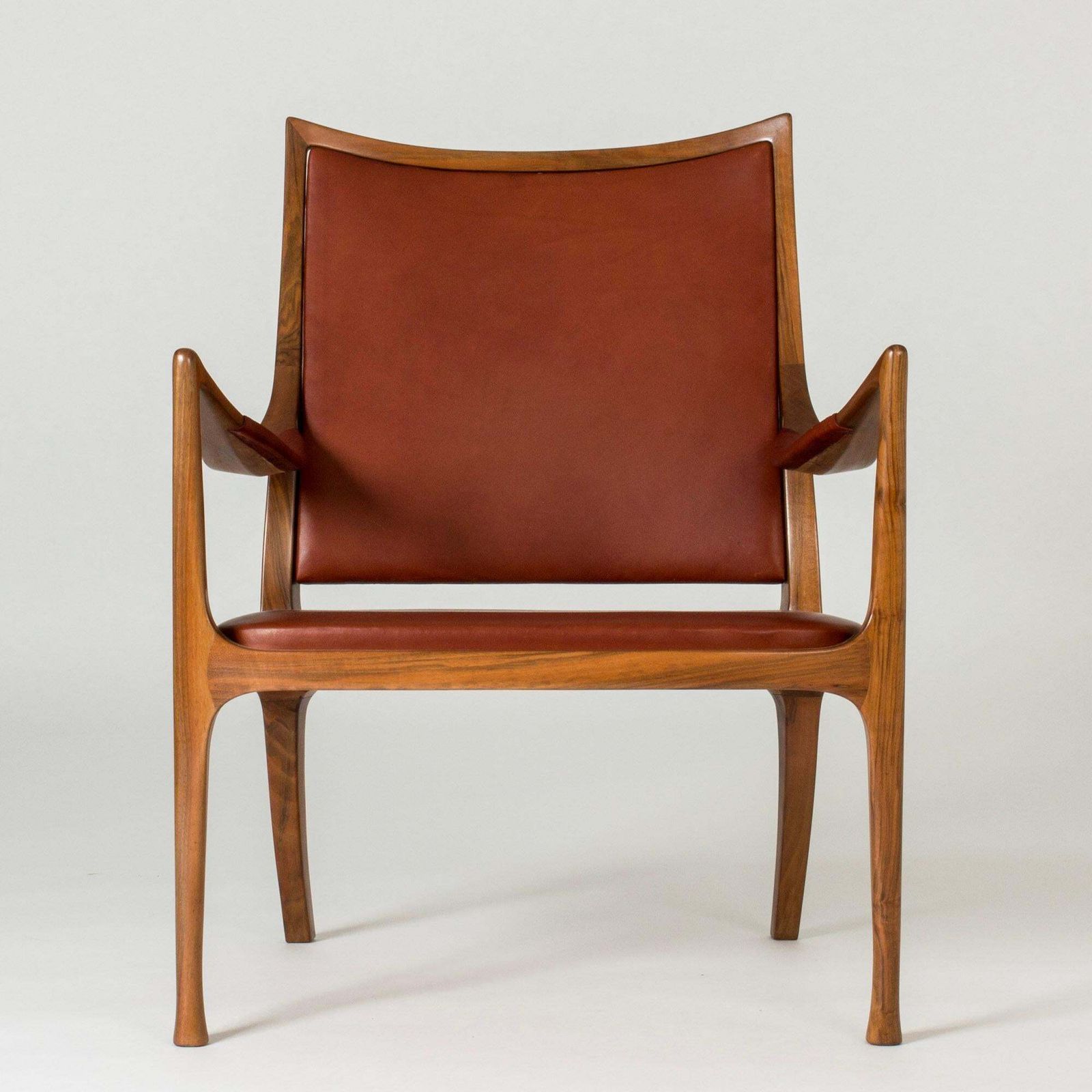 Fauteuils de salon scandinaves modernes par Hans Asplund, NK, Suède, 1955 photo Mobilier