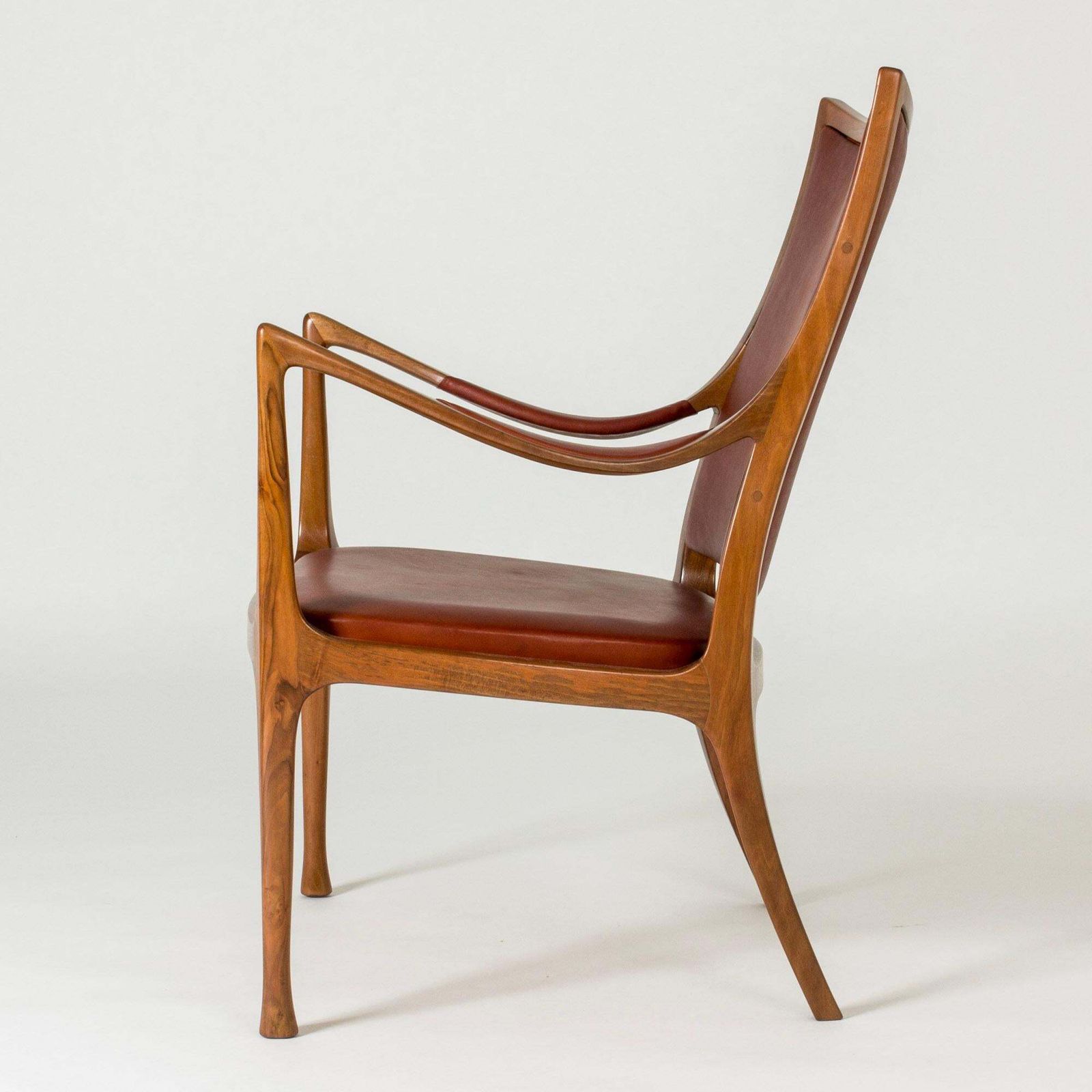 Fauteuils de salon scandinaves modernes par Hans Asplund, NK, Suède, 1955 photo vinterior