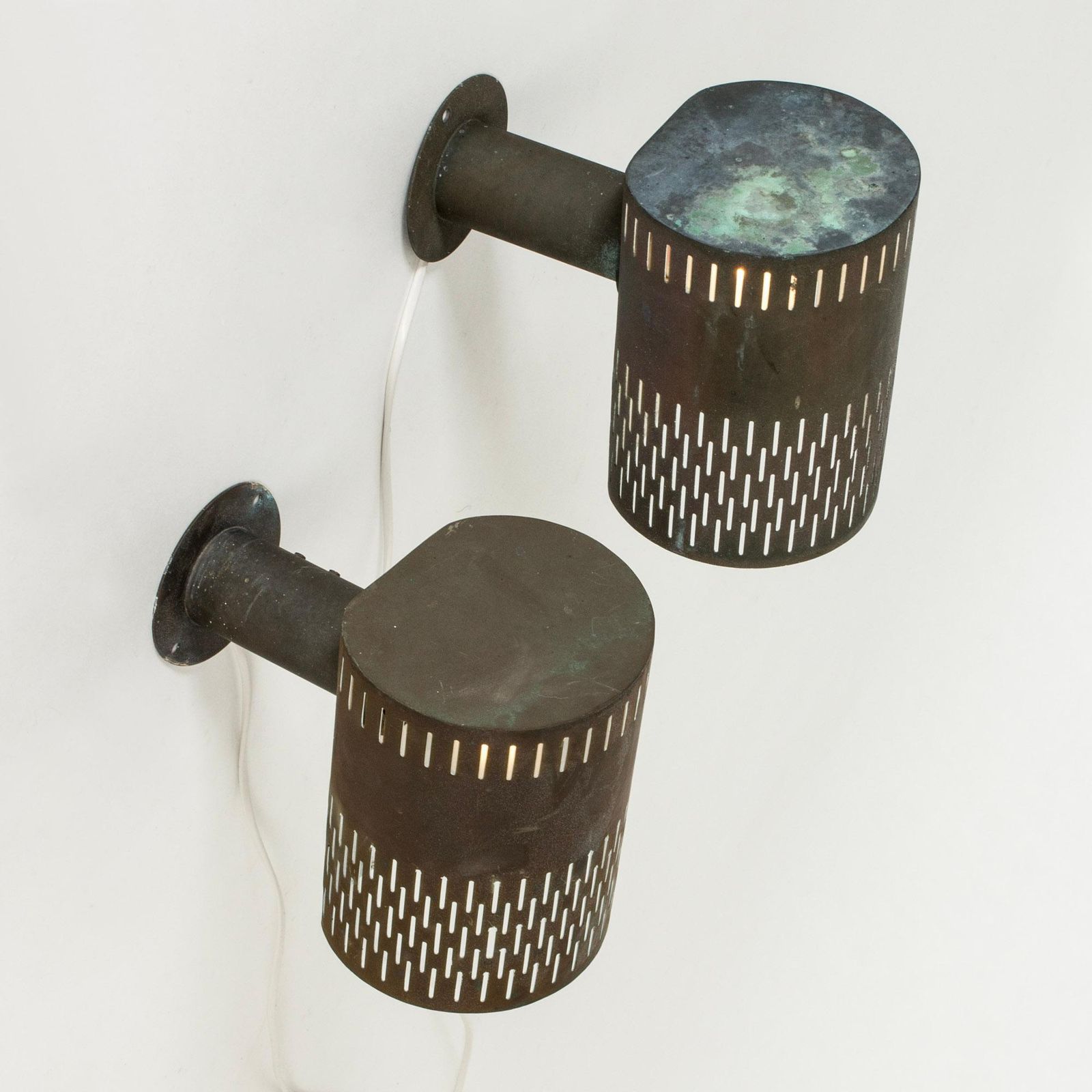 Vintage Scandinavian Wall Lights By Hans Bergström, Ateljé Lyktan, Sweden, 1950s photo Lighting