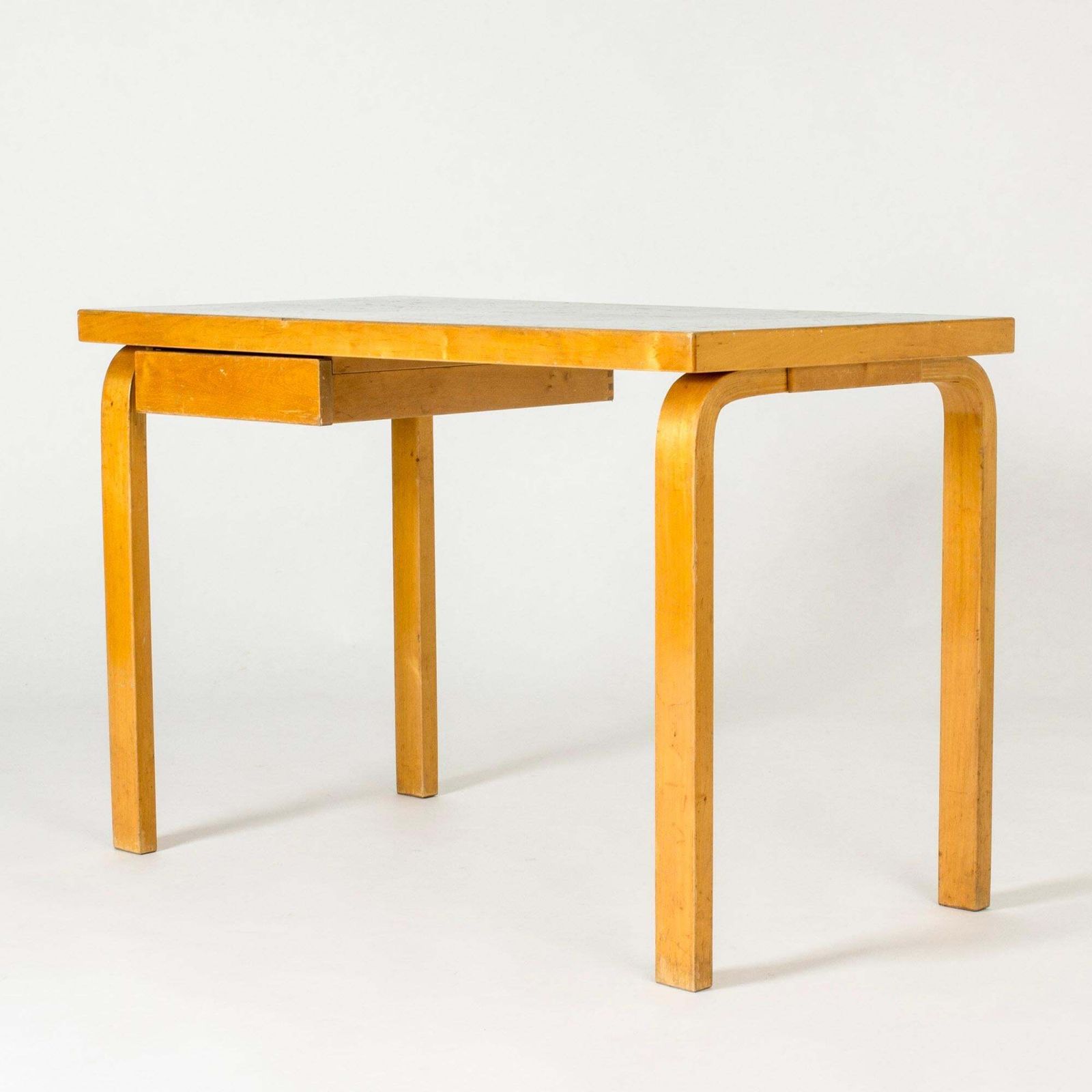 Bureau fonctionnaliste vintage par Alvar Aalto pour Artek, Finlande, années 1930 photo furniture