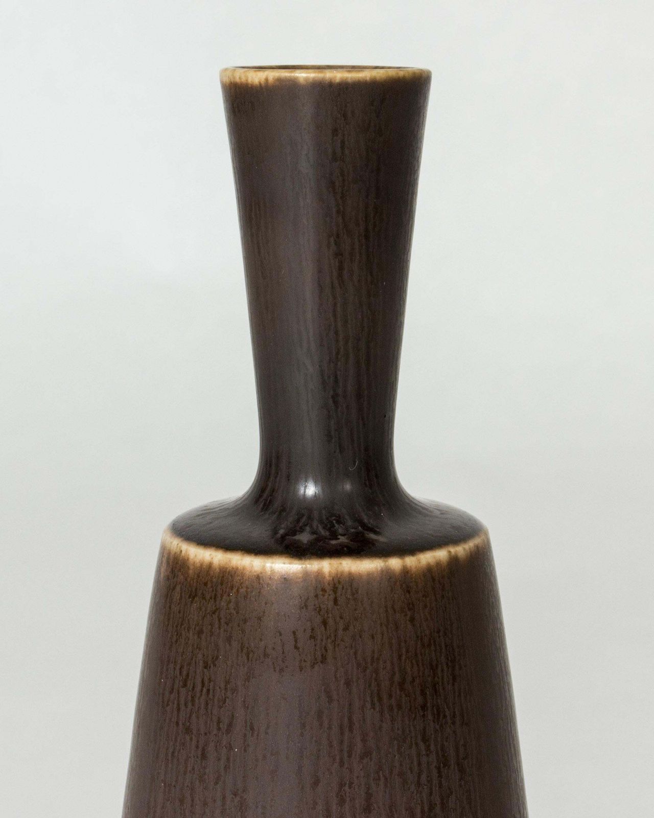 Vase en grès mid-century par Berndt Friberg, Gustavsberg, Suède, 1960 photo for sale