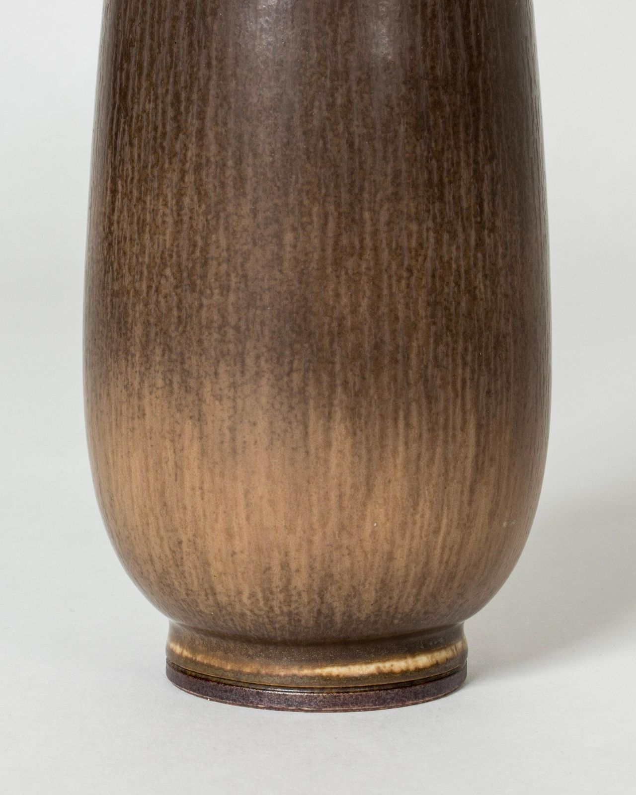 Vase en grès mid-century par Berndt Friberg, Gustavsberg, Suède, 1960 photo Décoration