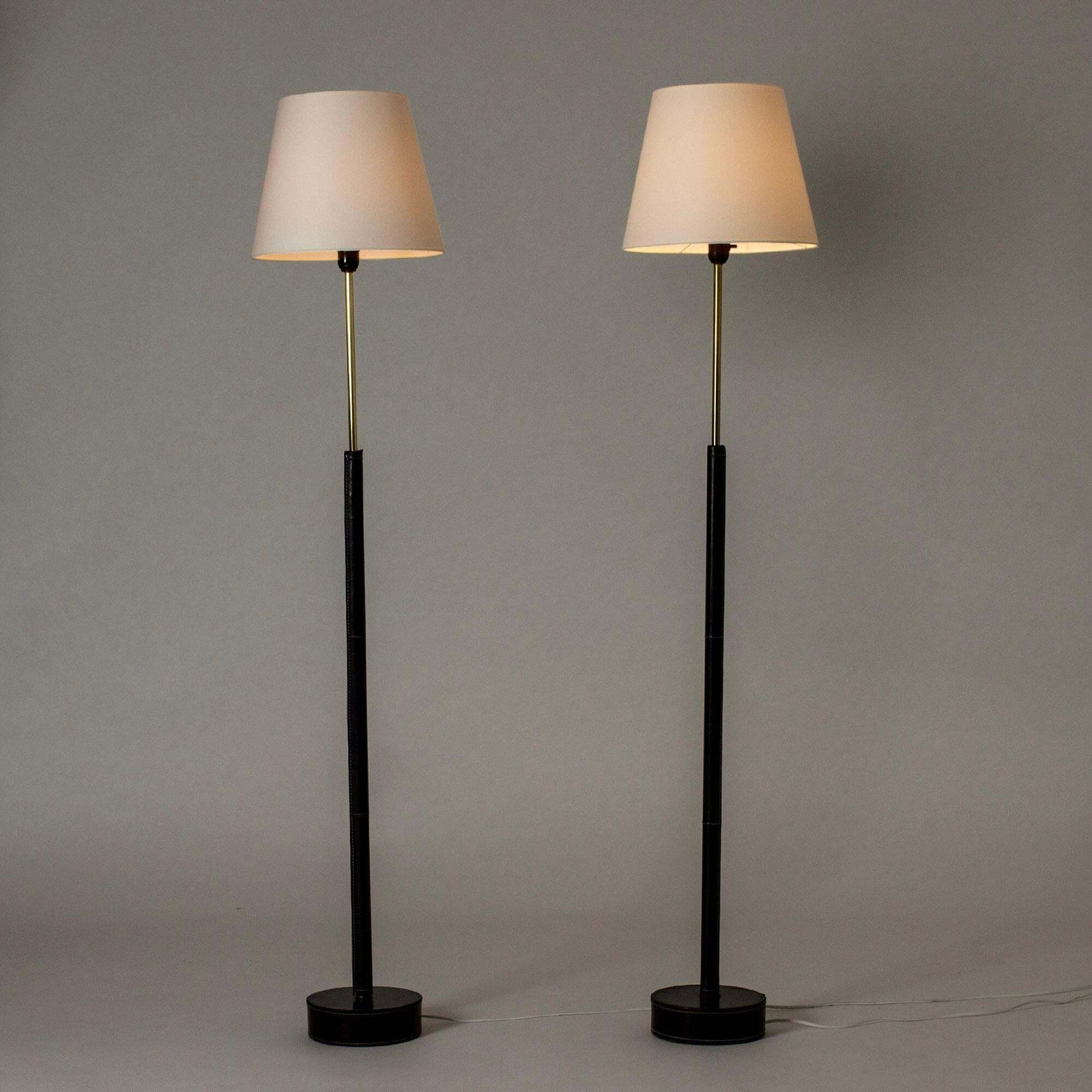 Zweedse mid-century vloerlampen van Bergboms, Zweden, ca. jaren 1950 photo vinterior