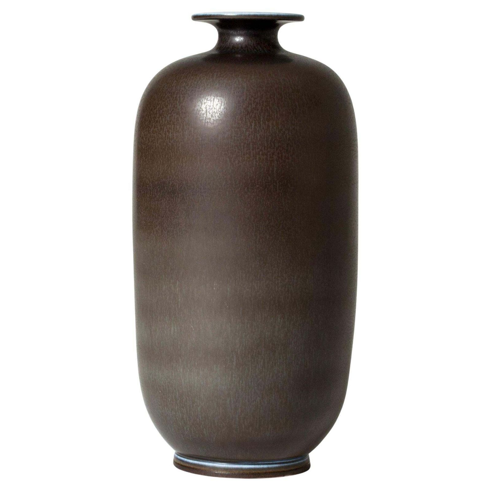Midcentury Stoneware Vase By Berndt Friberg, Gustavsberg, Sweden, 1950s