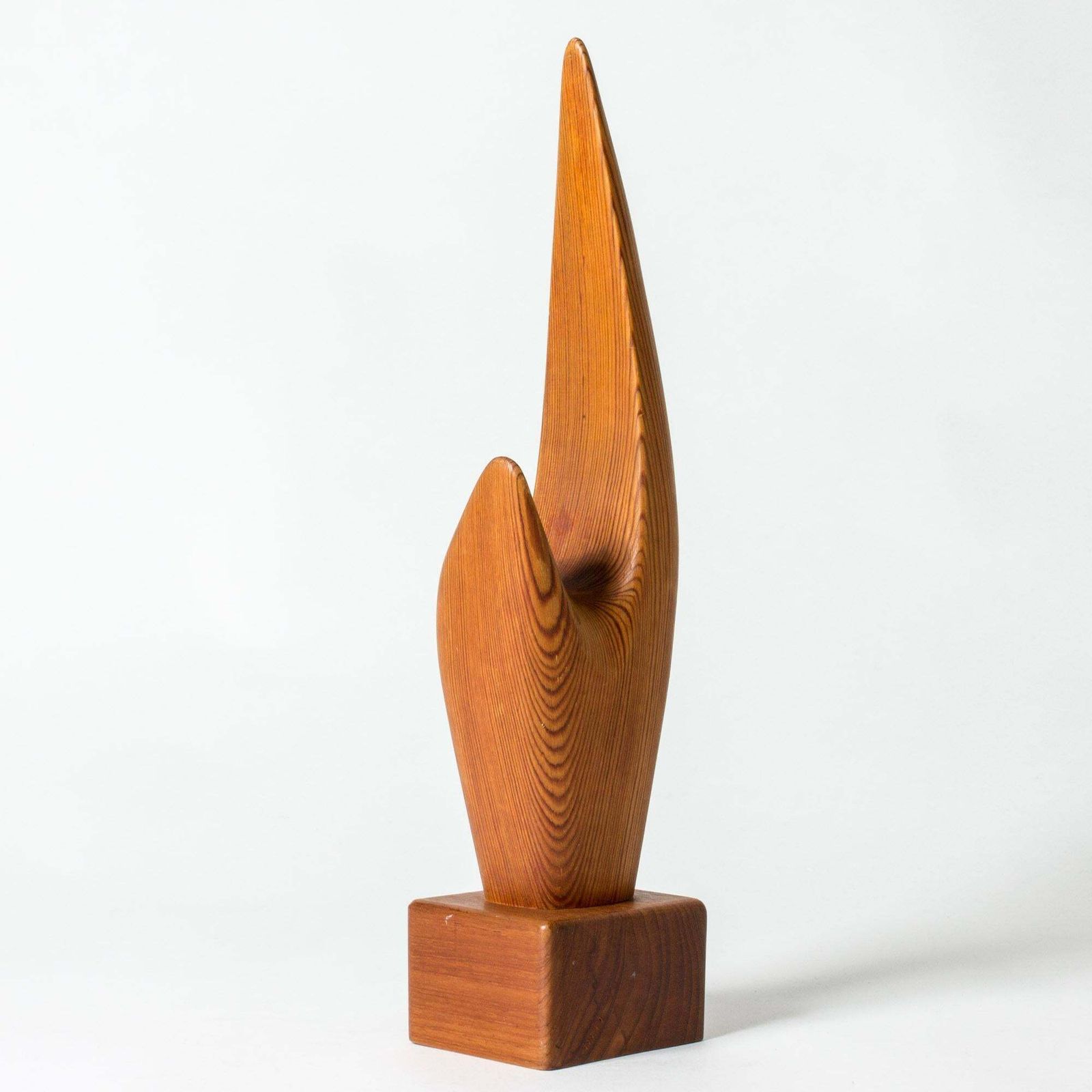 Mid-century houten abstracte sculptuur van Johnny Mattsson, Zweden, 1962 photo for sale