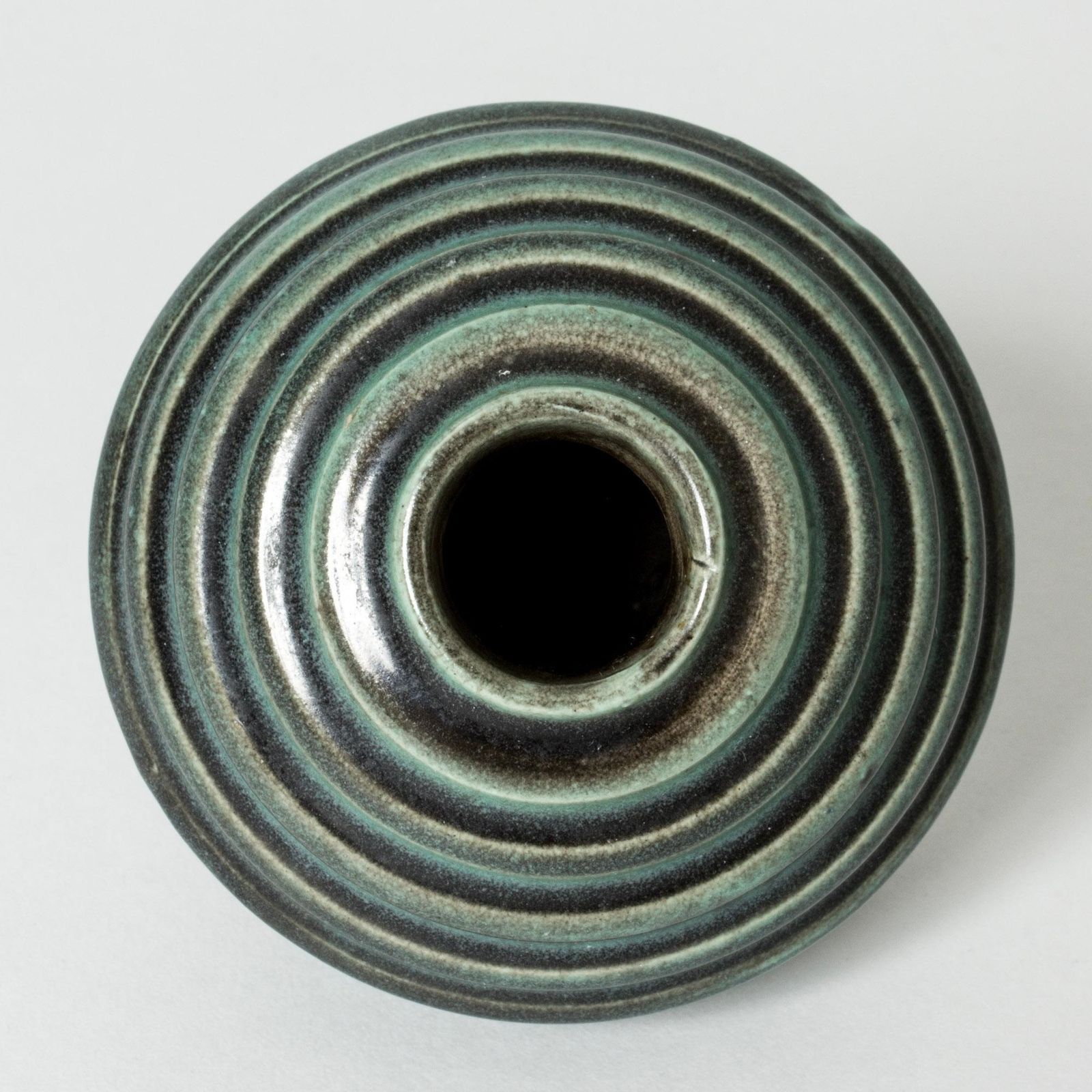 Vintage Stoneware Vase By Ewald Dahlskog, Bo Fajans, Sweden, 1930s photo for sale
