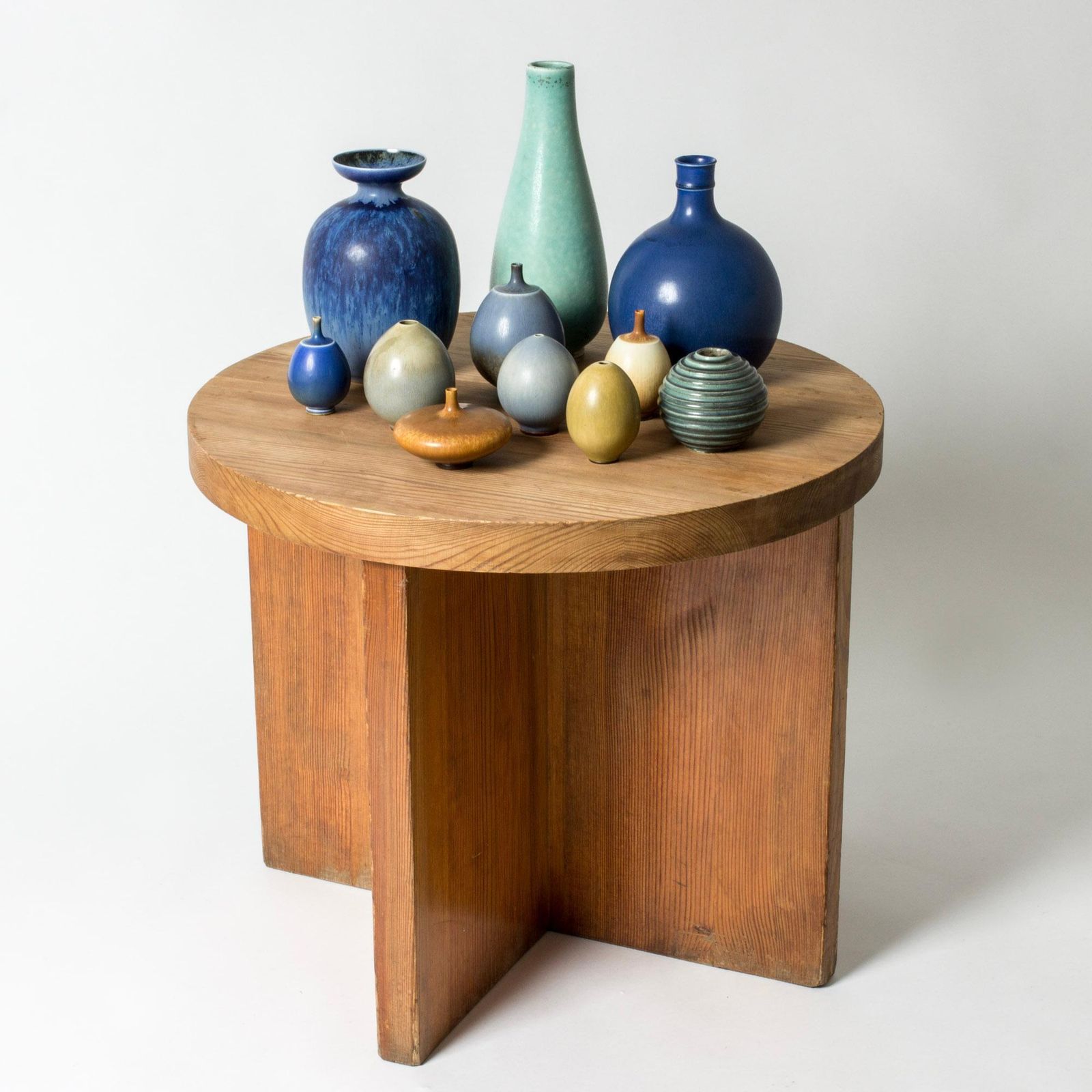 Vase vintage en grès par Ewald Dahlskog, Bo Fajans, Suède, années 1930 photo buy