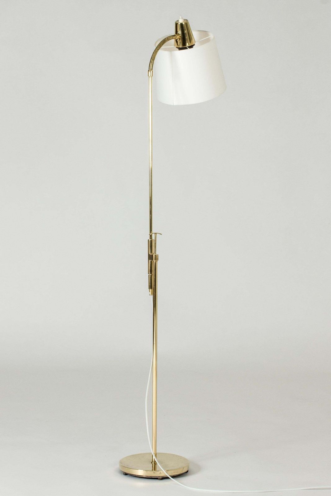 Midcentury Modern Brass Floor Lamp, Sweden, 1950s photo furniture