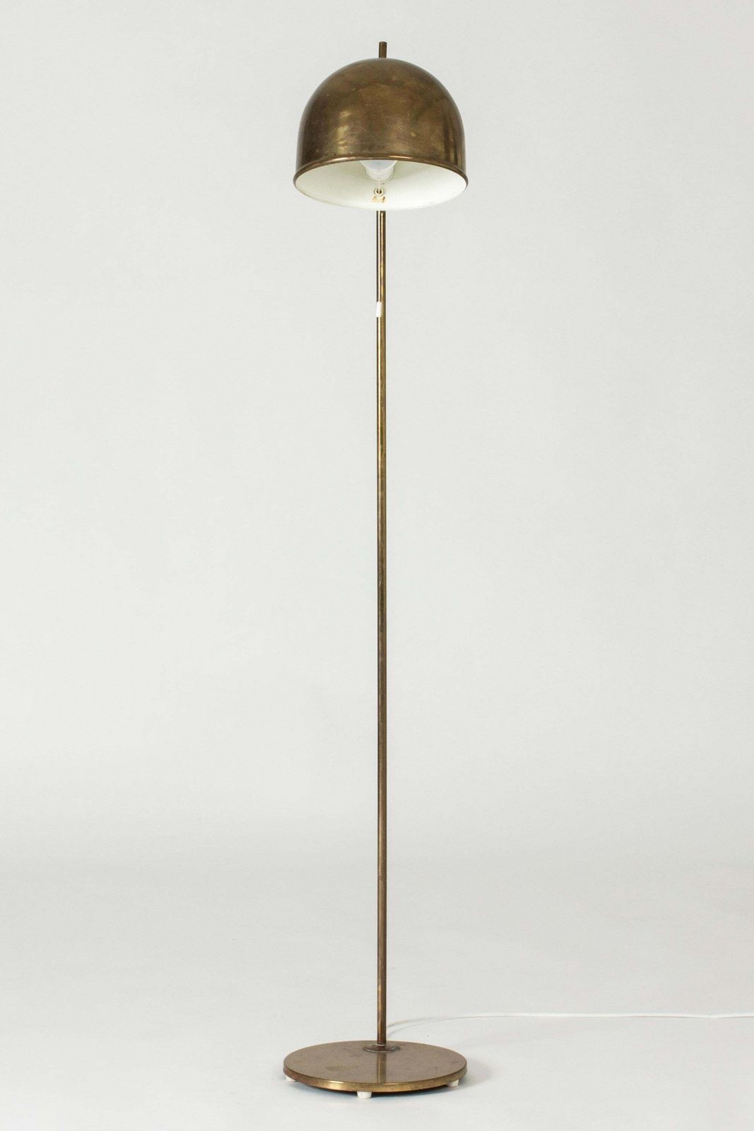 Vintage Midcentury Brass Floor Lamp From Bergboms, Sweden, 1960s photo furniture