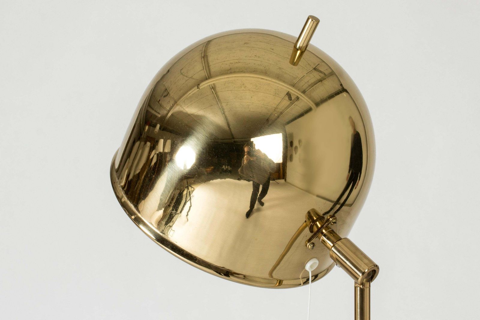Lampadaire vintage en laiton Bergboms, Suède, années 1960 photo Luminaires