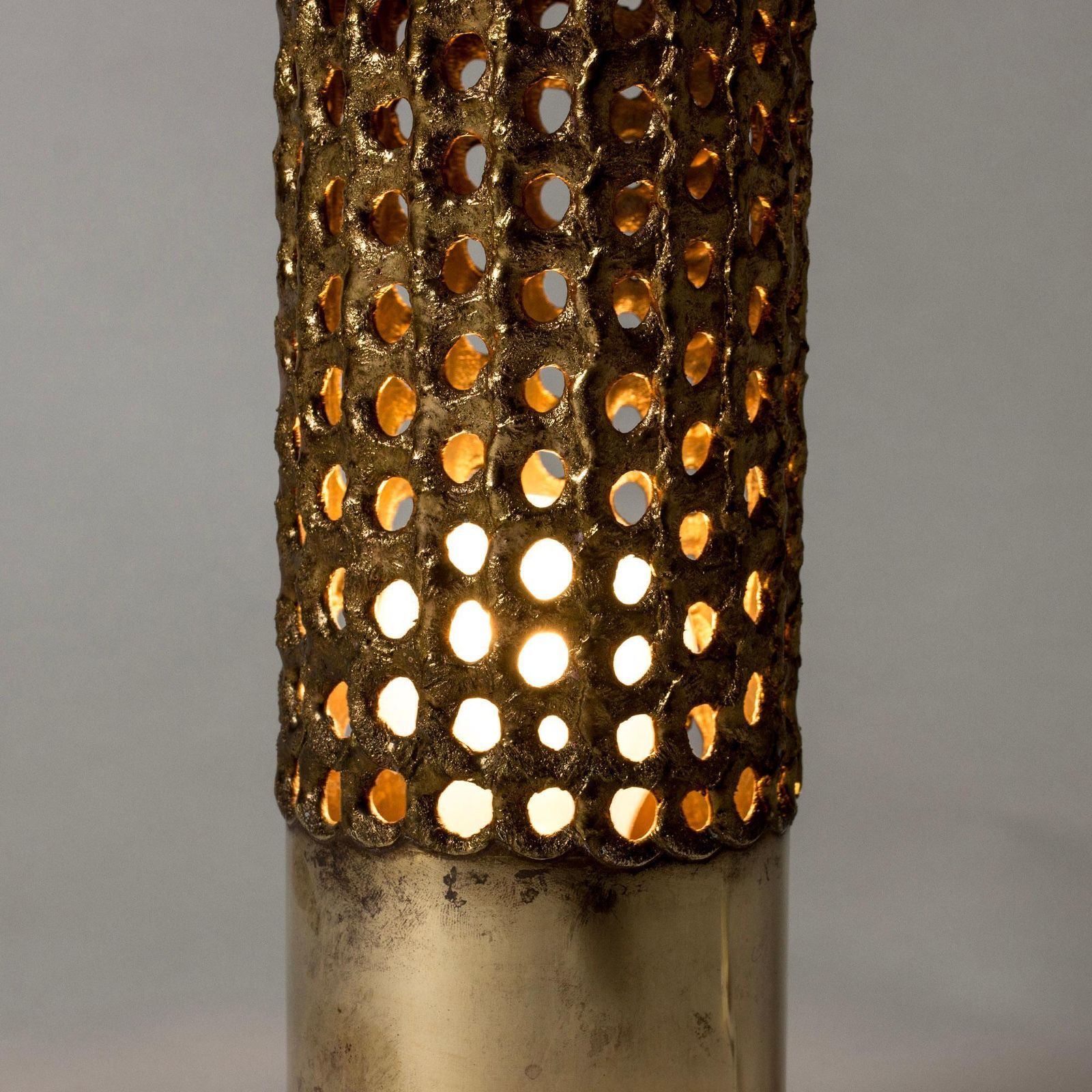 Lampe de table vintage mid-century en laiton, par Pierre Forssell pour Skultuna, Suède photo Luminaires