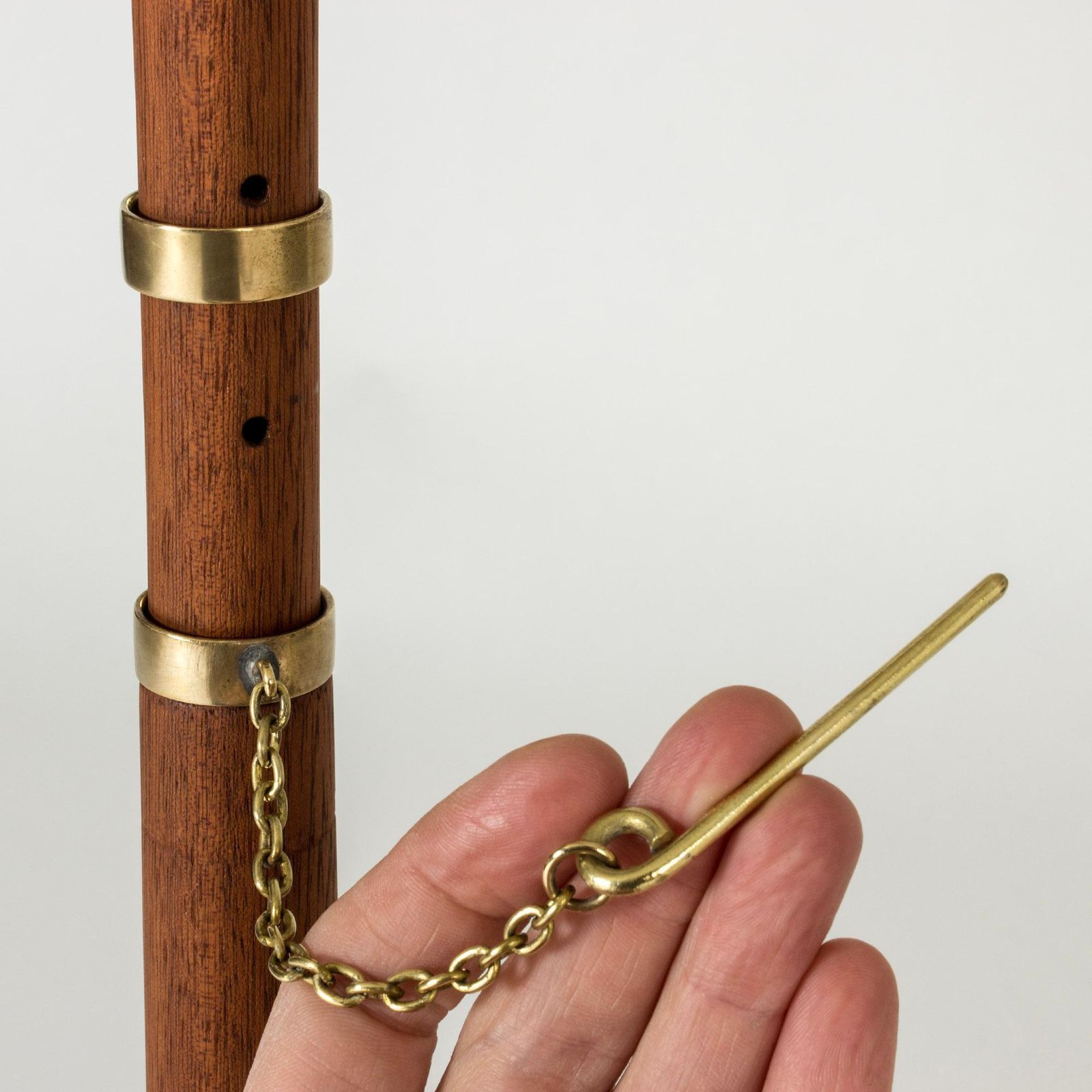 Scandinavian Vintage Floor Lamp By Hans Bergström, Ateljé Lyktan, Sweden, 1950s photo vintage